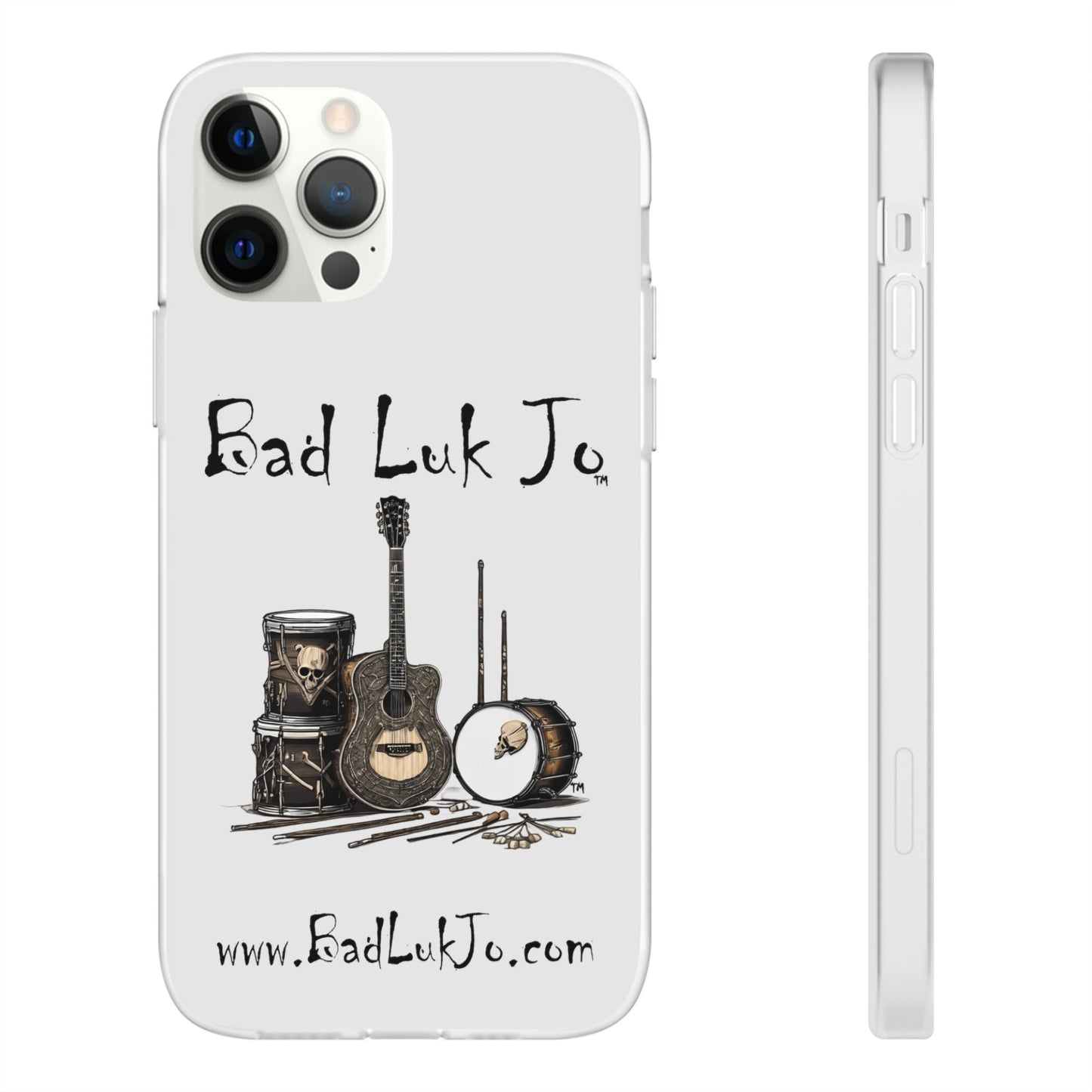 Bad Luk Jo iPhone Flexi Case - Perfect for Music Lovers! - FREE ECONOMY SHIPPING