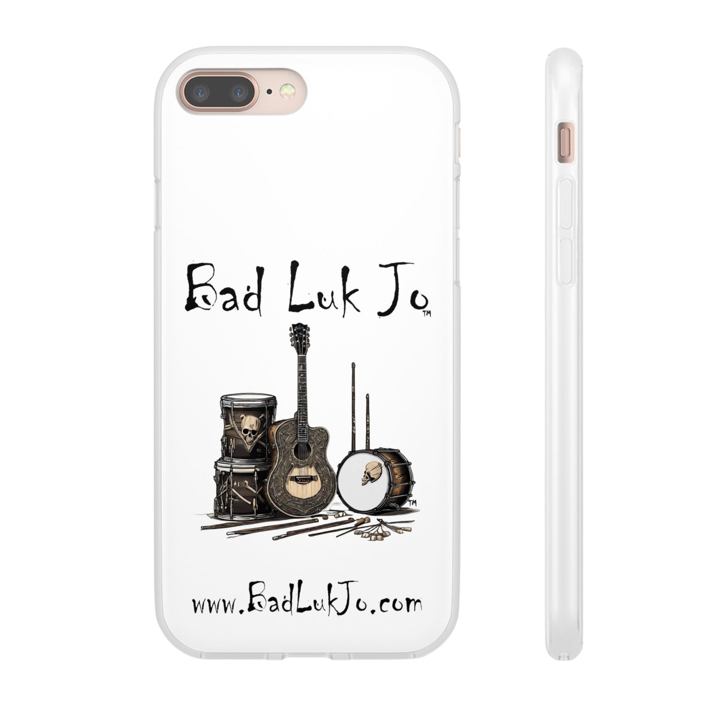Bad Luk Jo iPhone Flexi Case - Perfect for Music Lovers! - FREE ECONOMY SHIPPING