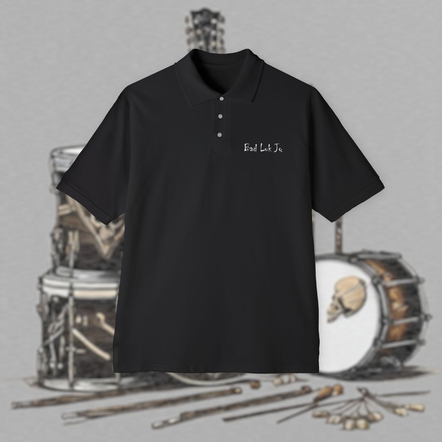 Bad Luk Jo Casual Comfort Men's Piqué Polo - Cotton - FREE ECONOMY SHIPPING