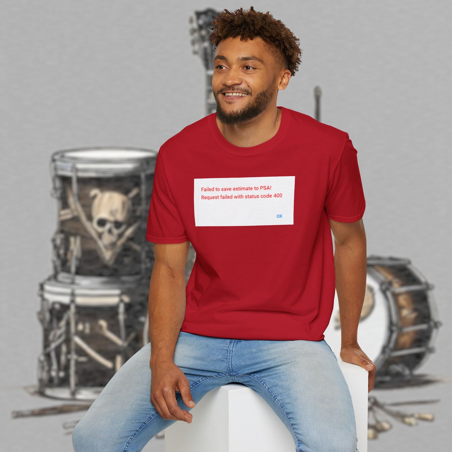 Bad Luk Jo "Request Failed 400 Error" Unisex Softstyle T-Shirt - FREE ECONOMY SHIPPING