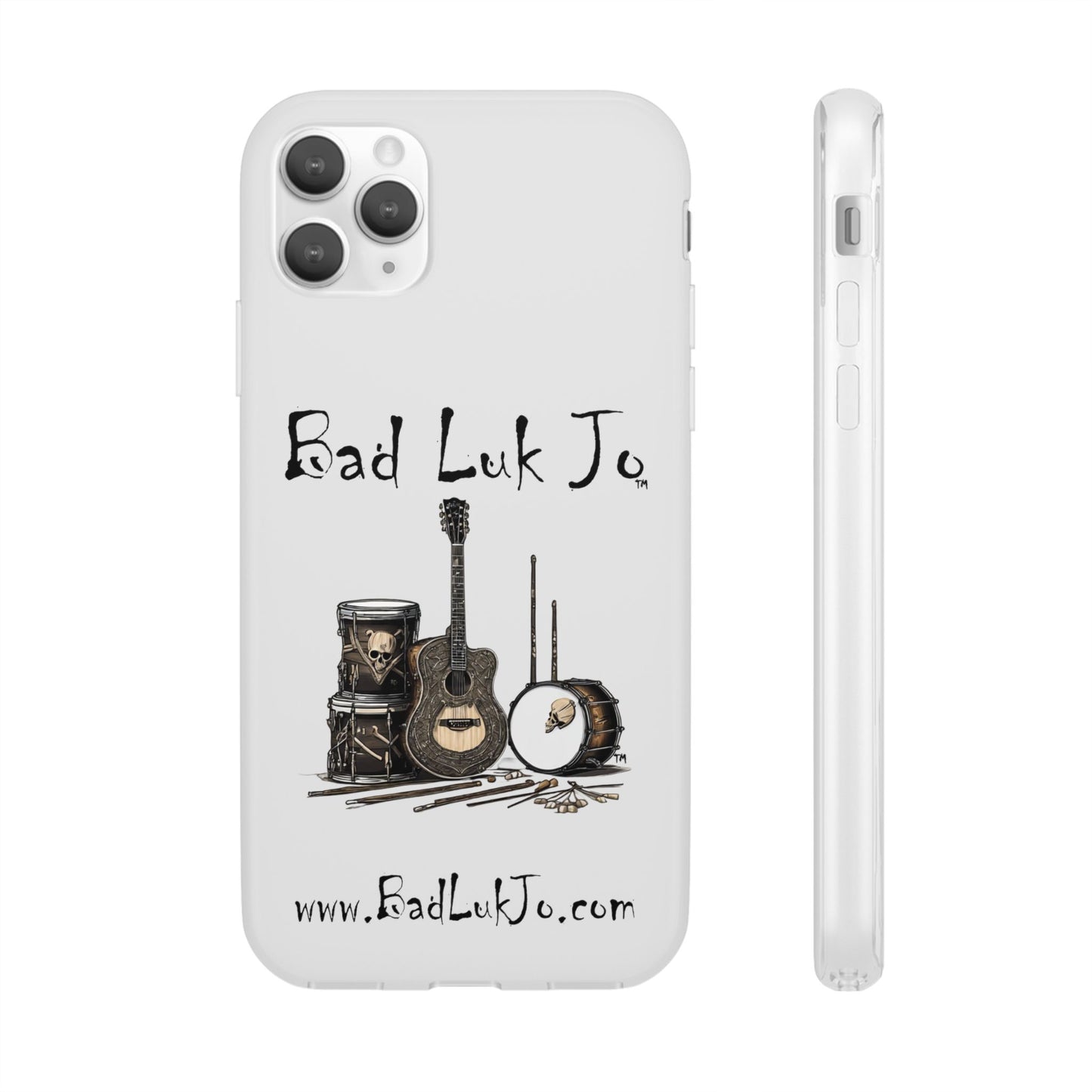 Bad Luk Jo iPhone Flexi Case - Perfect for Music Lovers! - FREE ECONOMY SHIPPING