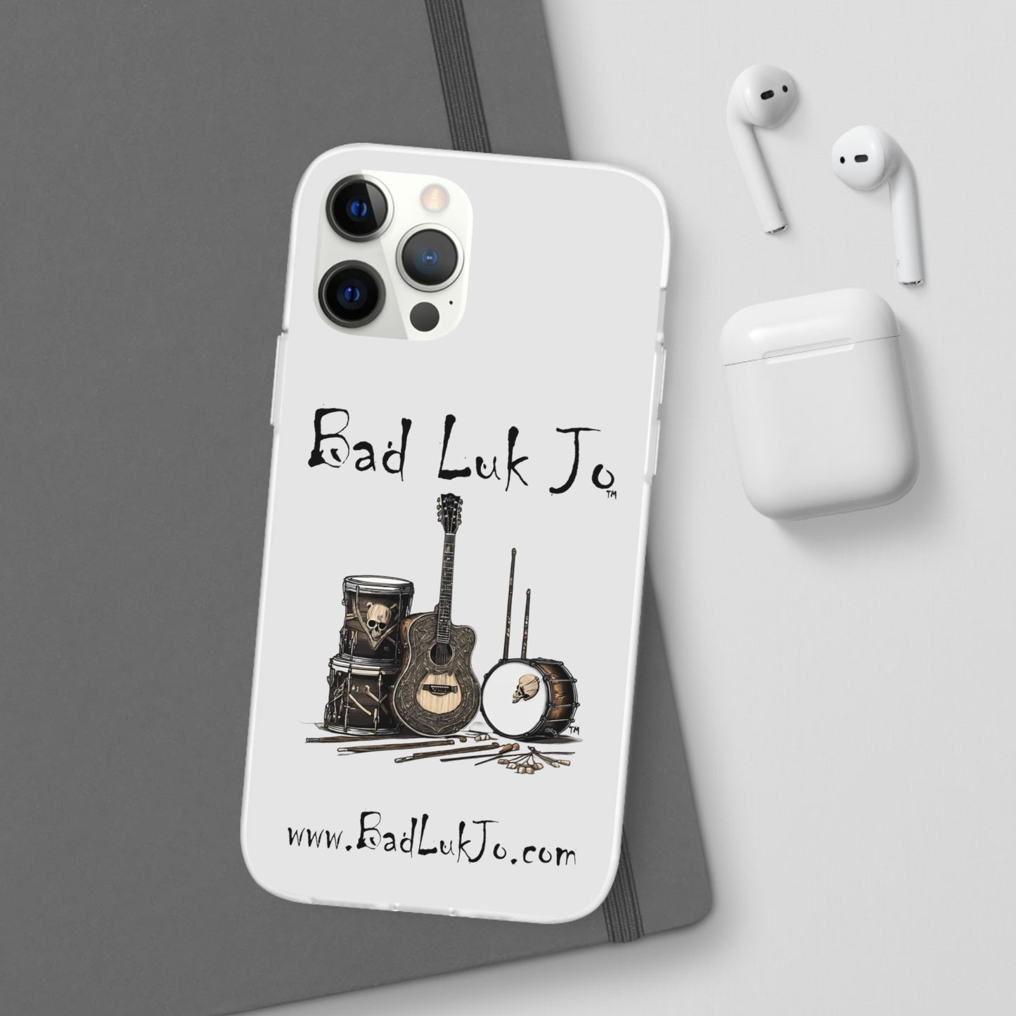 Bad Luk Jo iPhone Flexi Case - Perfect for Music Lovers! - FREE ECONOMY SHIPPING