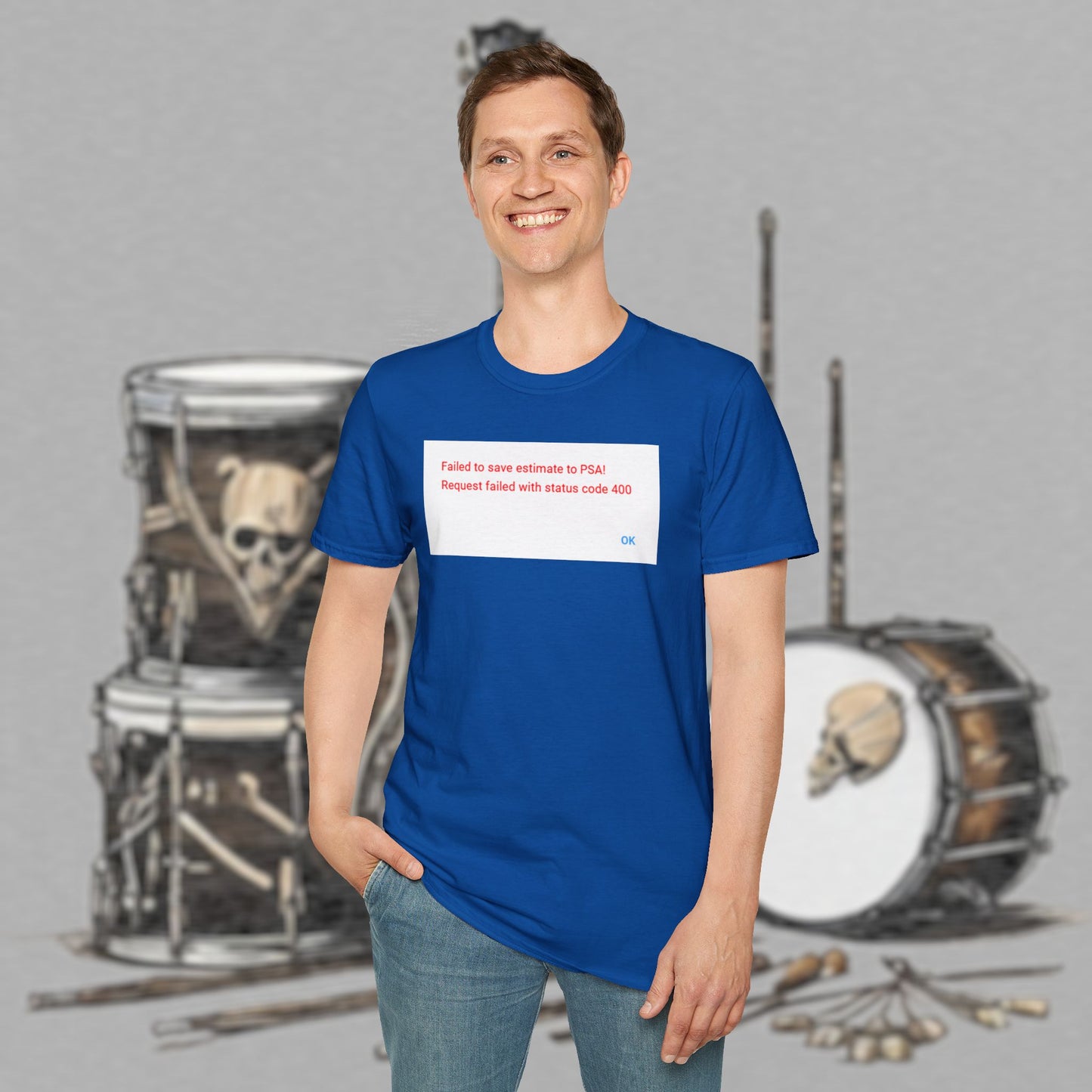 Bad Luk Jo "Request Failed 400 Error" Unisex Softstyle T-Shirt - FREE ECONOMY SHIPPING