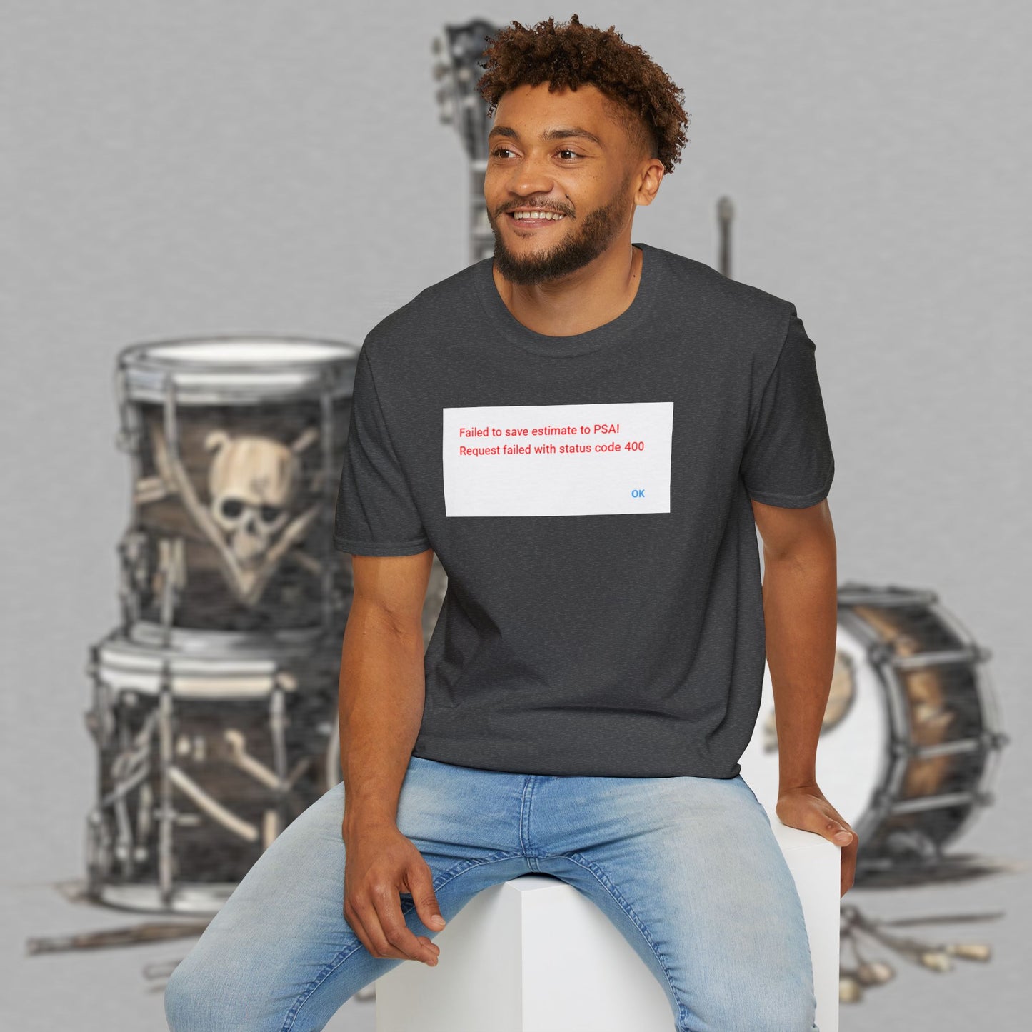 Bad Luk Jo "Request Failed 400 Error" Unisex Softstyle T-Shirt - FREE ECONOMY SHIPPING