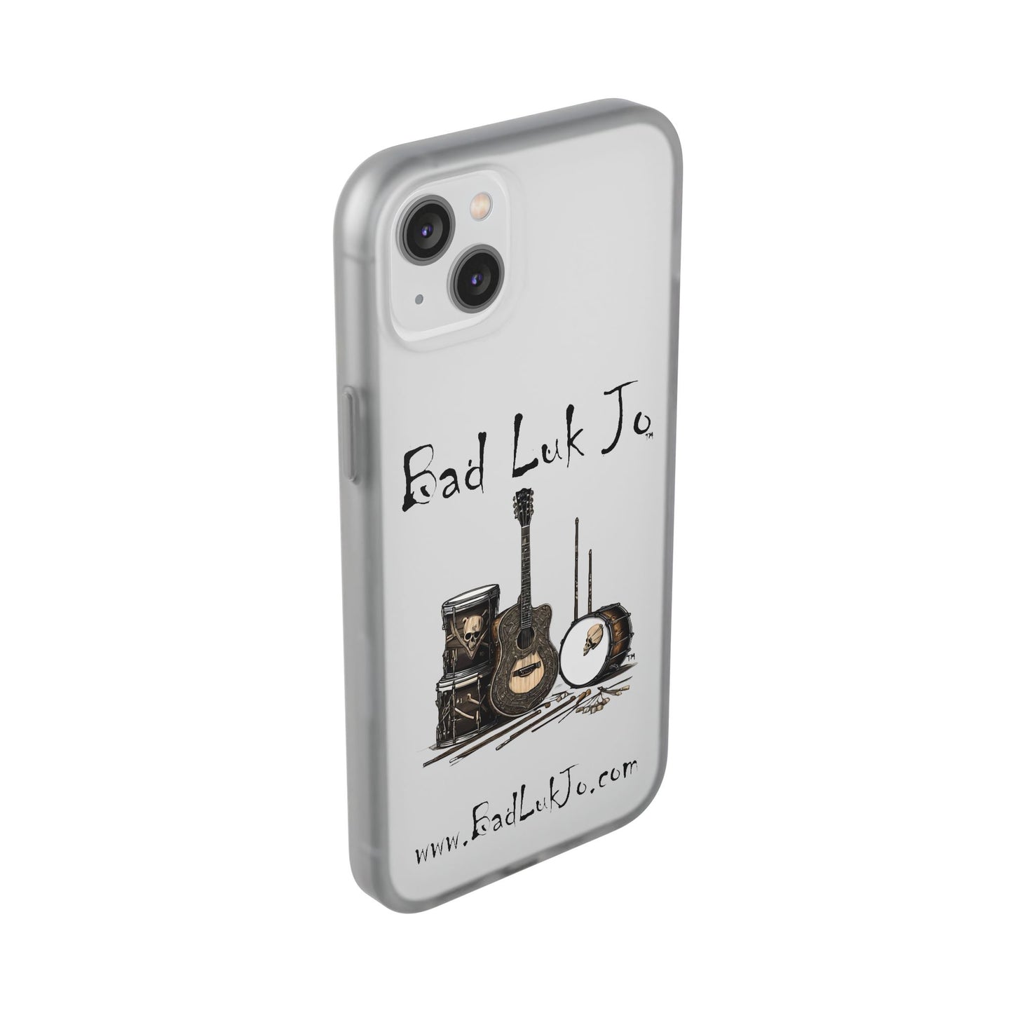 Bad Luk Jo iPhone Flexi Case - Perfect for Music Lovers! - FREE ECONOMY SHIPPING