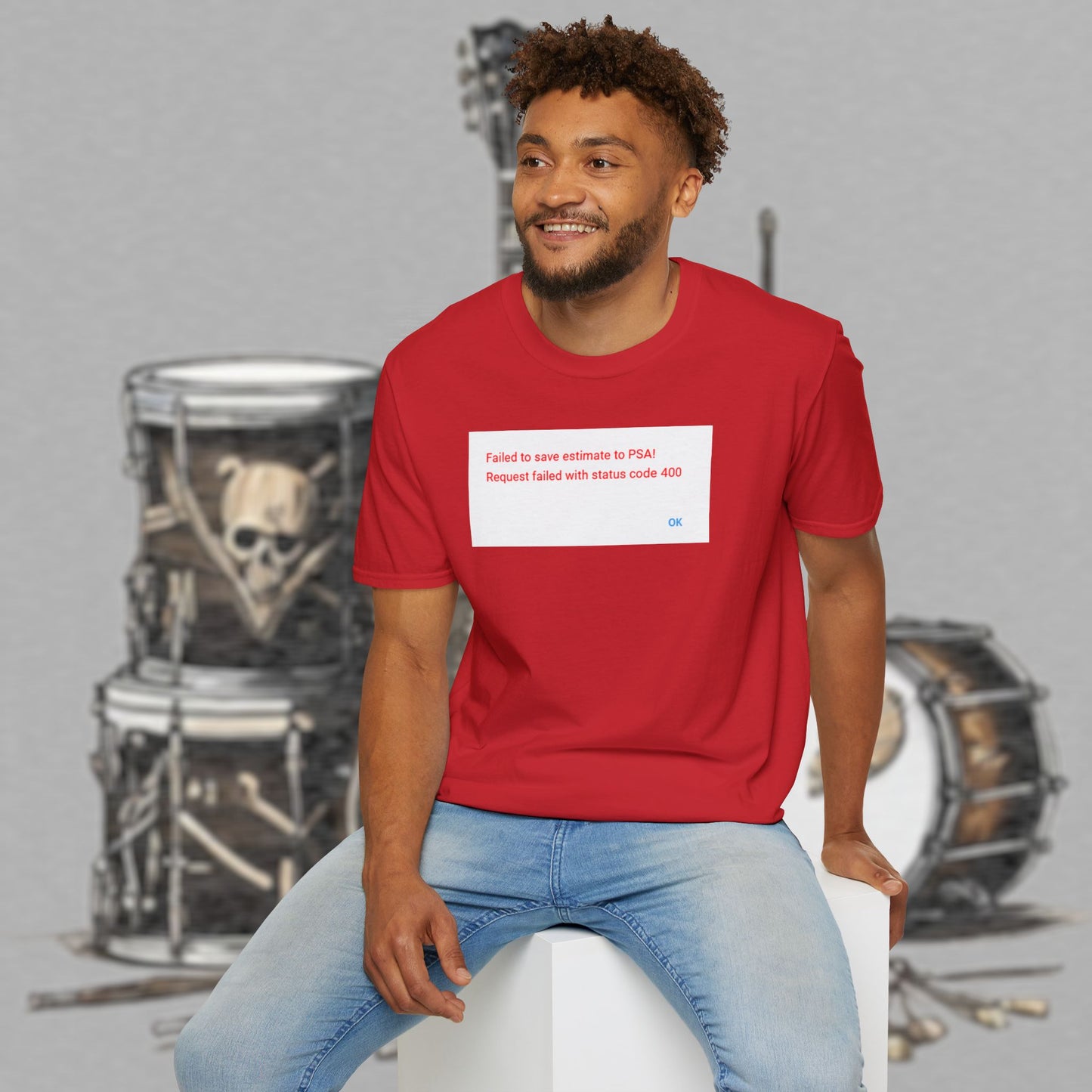 Bad Luk Jo "Request Failed 400 Error" Unisex Softstyle T-Shirt - FREE ECONOMY SHIPPING