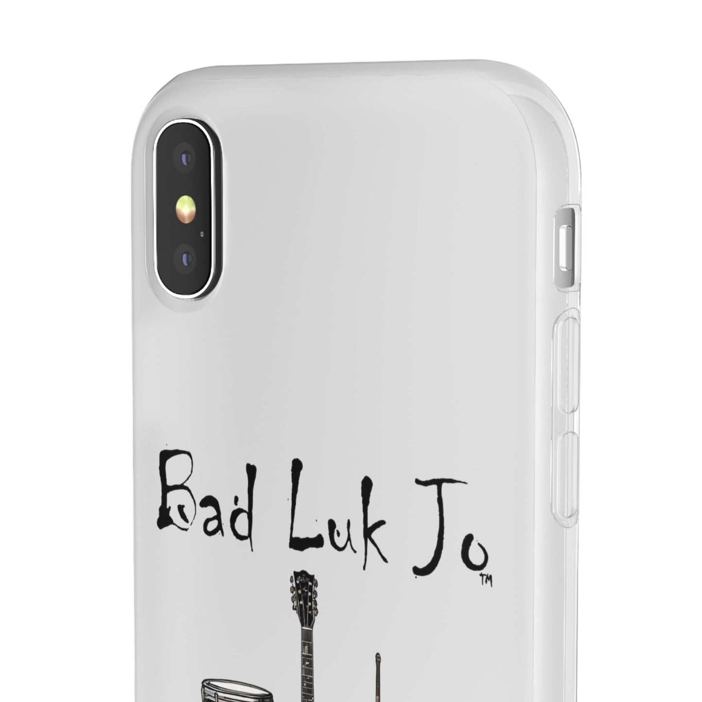 Bad Luk Jo iPhone Flexi Case - Perfect for Music Lovers! - FREE ECONOMY SHIPPING