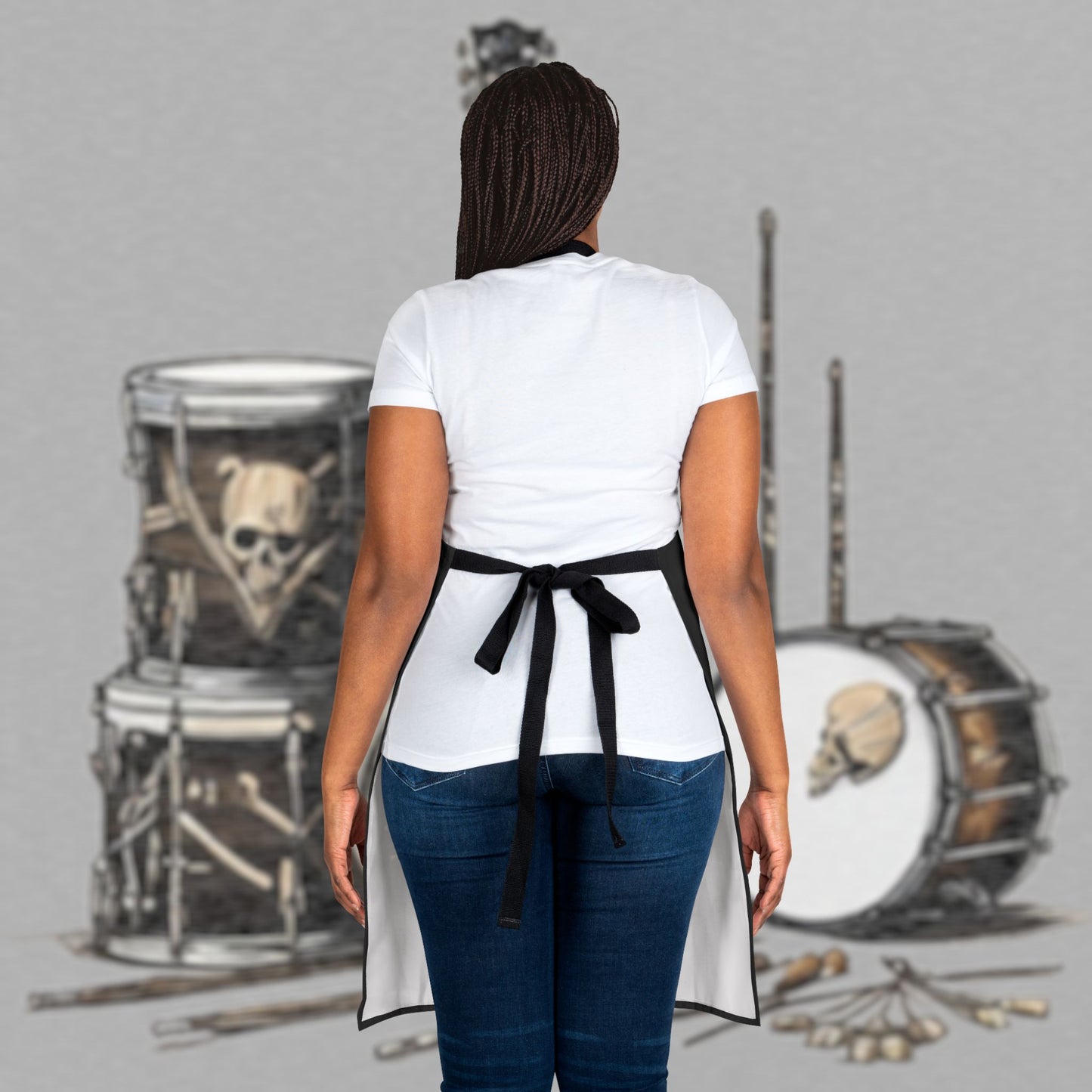 Bad Luk Jo Stylish BBQ / Cooking Apron - "Just eat it!" - Perfect for the Kitchen or Grill! - FREE STANDARD SHIPPING