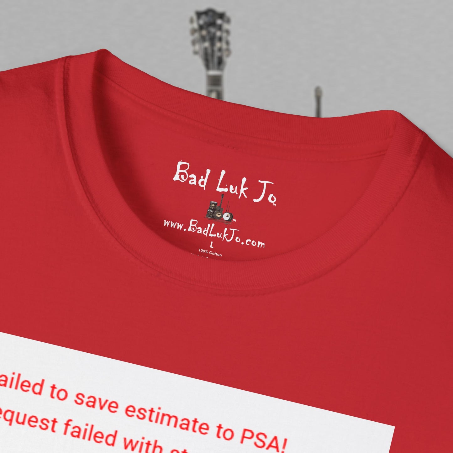 Bad Luk Jo "Request Failed 400 Error" Unisex Softstyle T-Shirt - FREE ECONOMY SHIPPING
