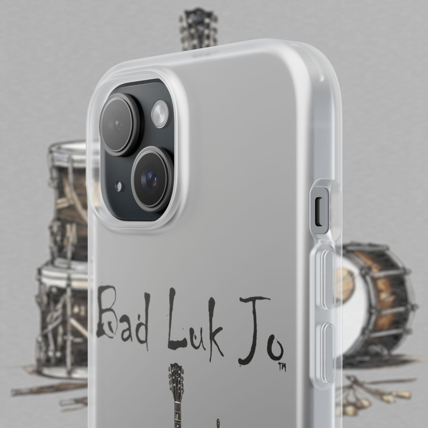 Bad Luk Jo iPhone Flexi Case - Perfect for Music Lovers! - FREE ECONOMY SHIPPING