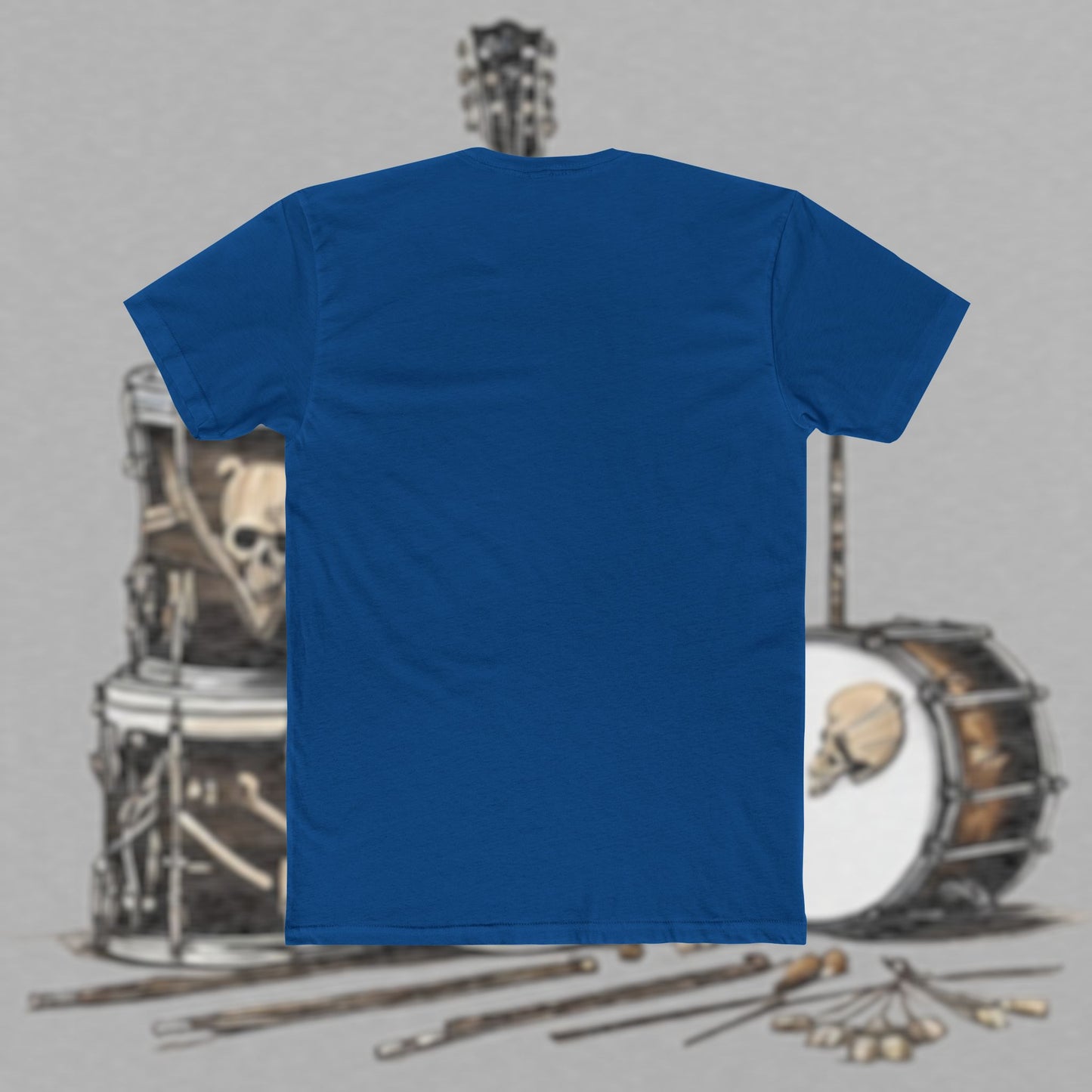 Bad Luk Jo T-Shirt - Alternate Design - No Printing on Back - Unisex Cotton "Crew Tee" - Classic Fit (Tighter) - Perfect for Musicians and Music Lovers - FREE ECONOMY SHIPPING