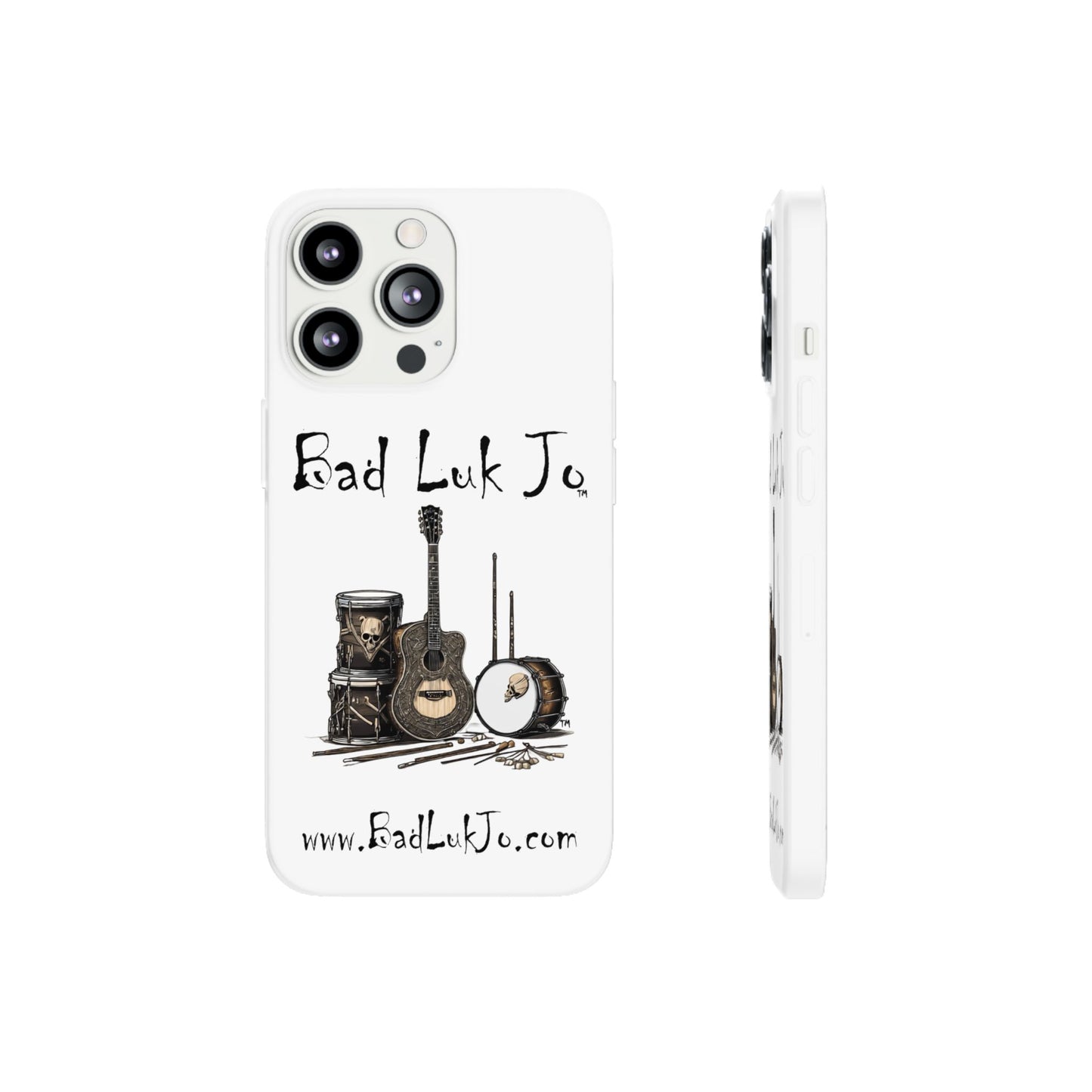 Bad Luk Jo iPhone Flexi Case - Perfect for Music Lovers! - FREE ECONOMY SHIPPING
