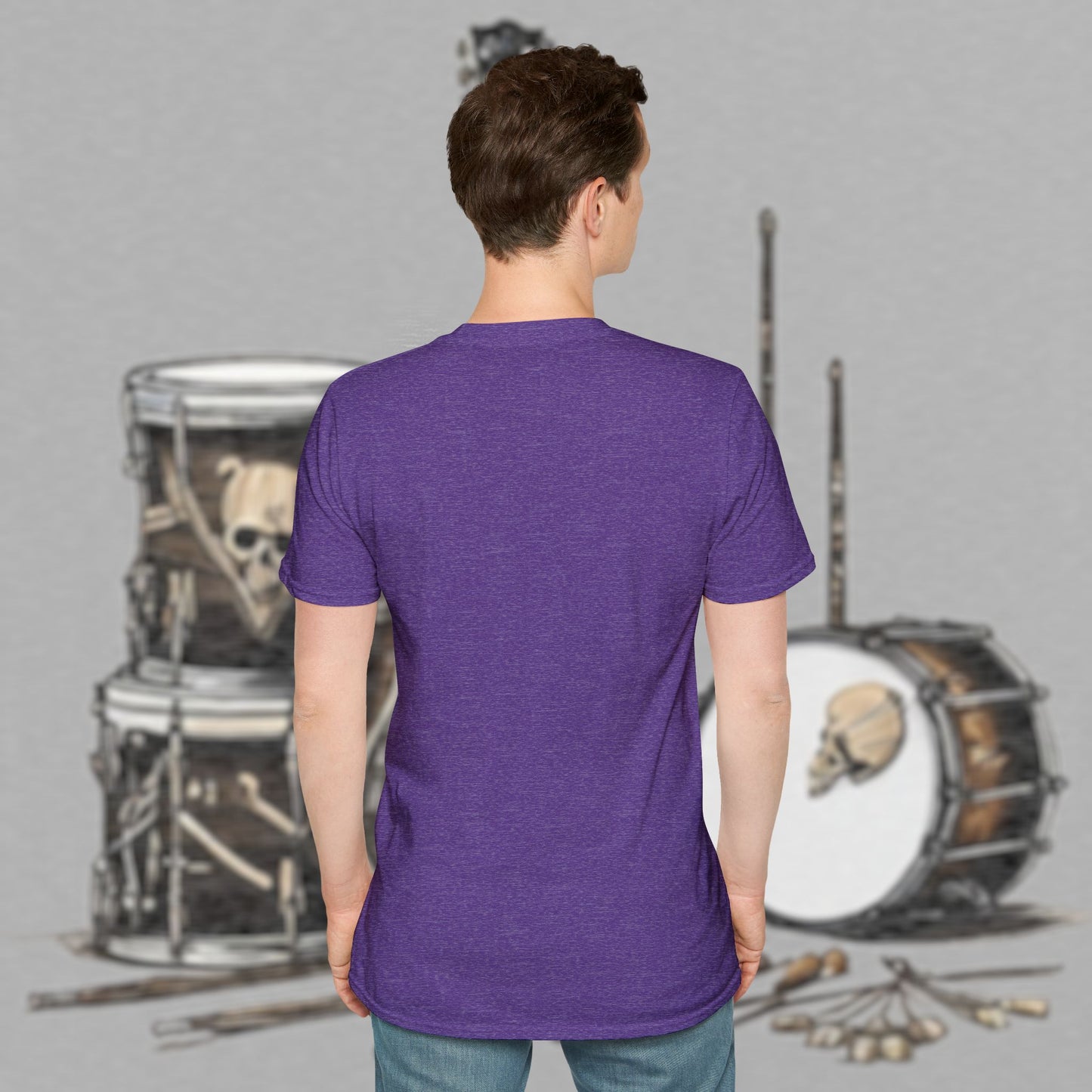Bad Luk Jo "Guitar Man" T-Shirt - No Printing on Back - Unisex Softstyle T-Shirt - Perfect for Musicians and Music Lovers - FREE ECONOMY SHIPPING