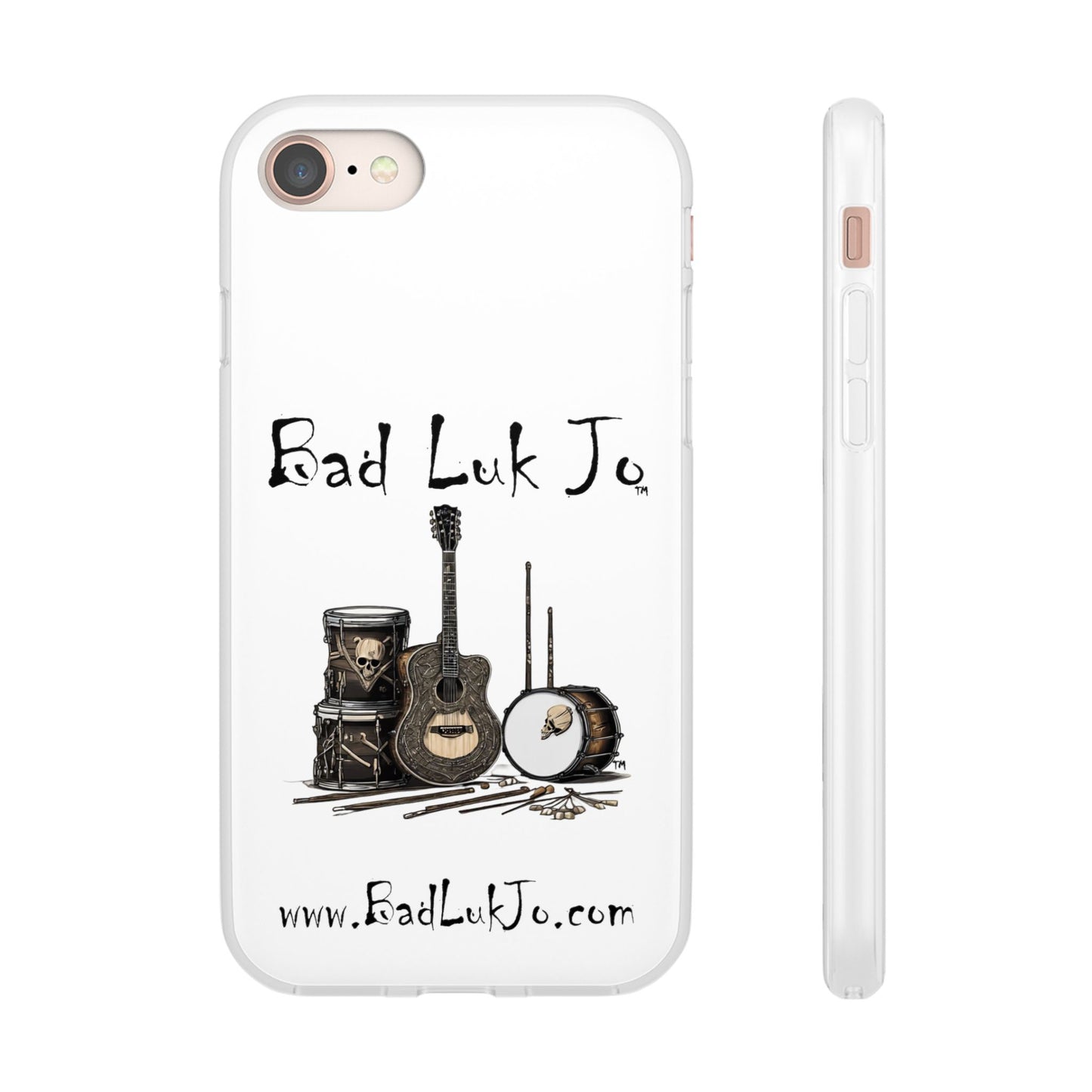 Bad Luk Jo iPhone Flexi Case - Perfect for Music Lovers! - FREE ECONOMY SHIPPING