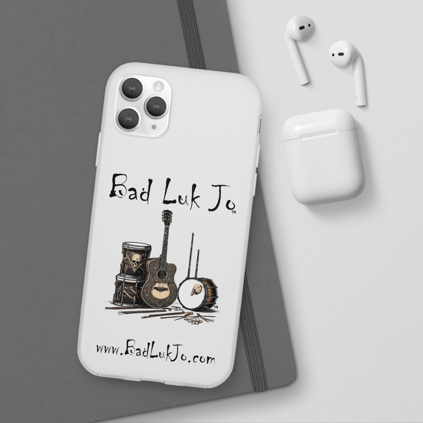 Bad Luk Jo iPhone Flexi Case - Perfect for Music Lovers! - FREE ECONOMY SHIPPING