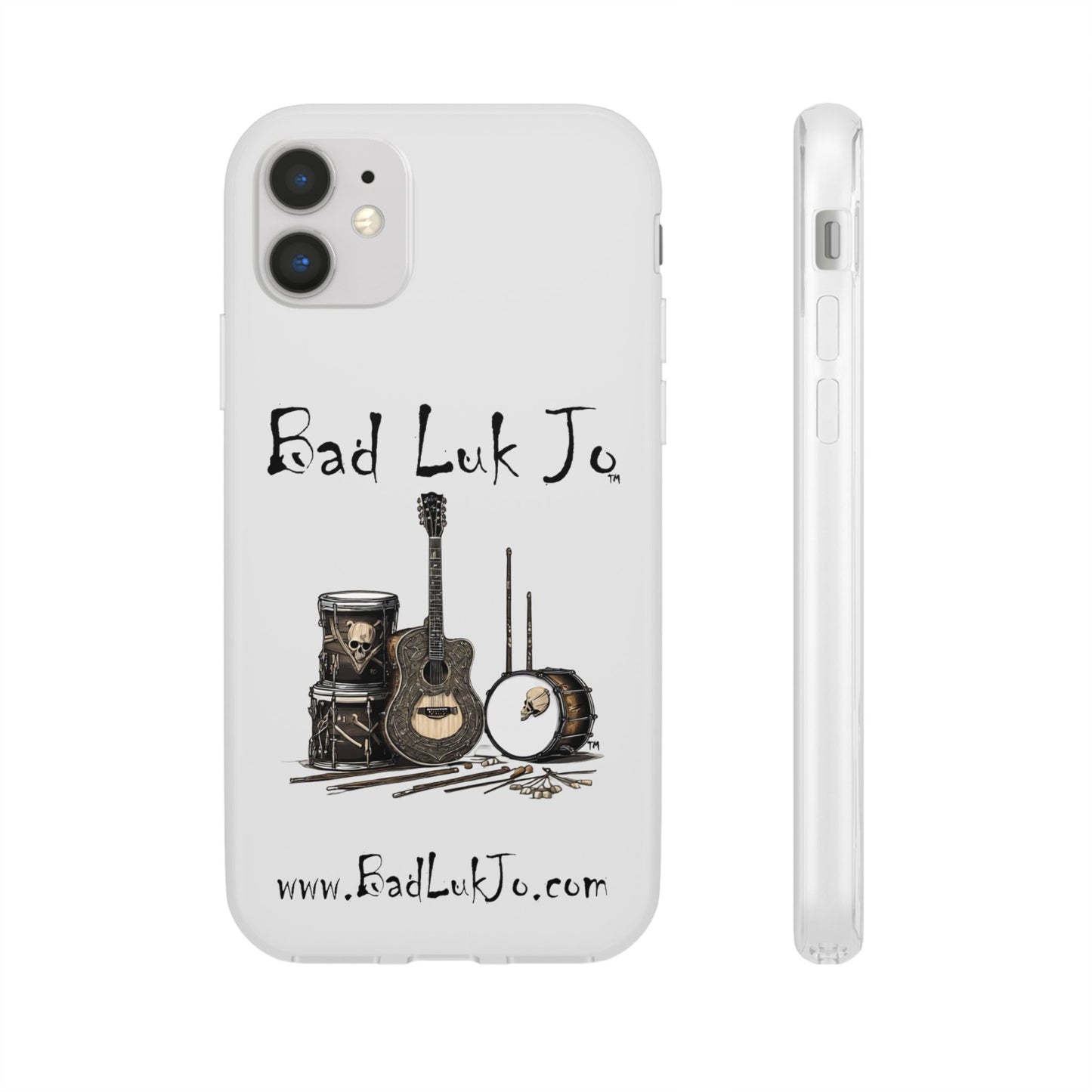 Bad Luk Jo iPhone Flexi Case - Perfect for Music Lovers! - FREE ECONOMY SHIPPING