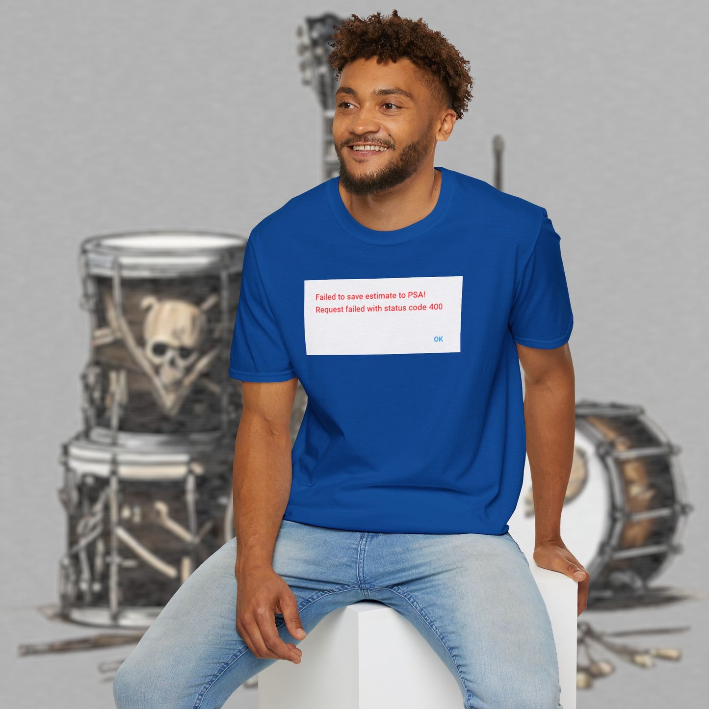 Bad Luk Jo "Request Failed 400 Error" Unisex Softstyle T-Shirt - FREE ECONOMY SHIPPING