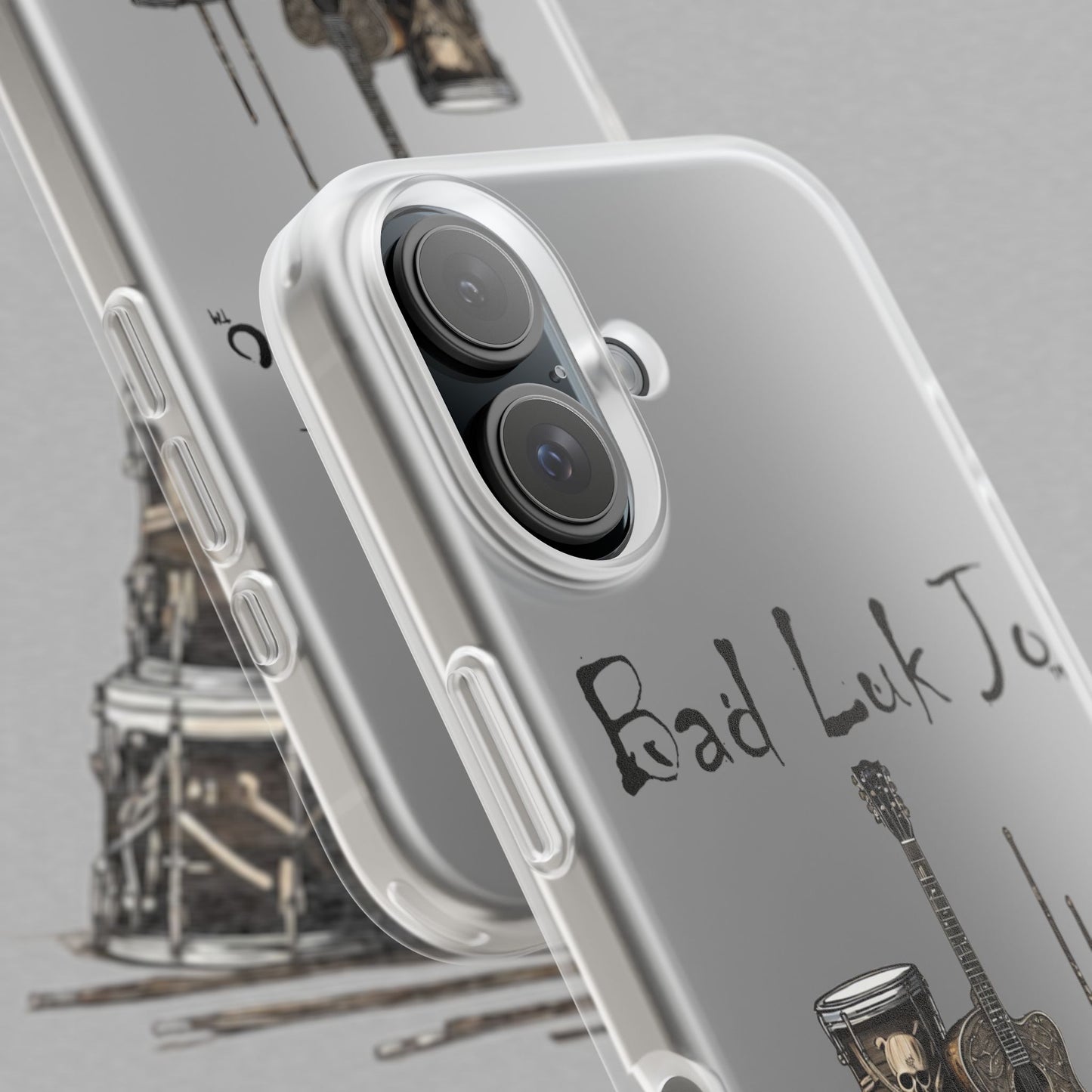 Bad Luk Jo iPhone Flexi Case - Perfect for Music Lovers! - FREE ECONOMY SHIPPING