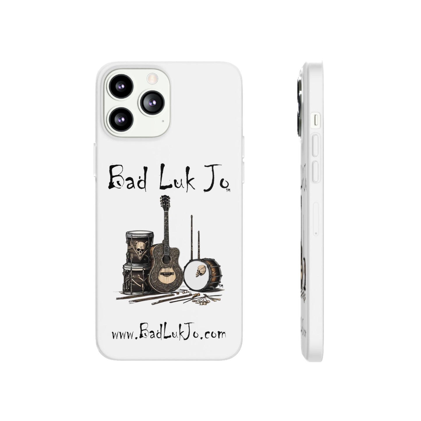 Bad Luk Jo iPhone Flexi Case - Perfect for Music Lovers! - FREE ECONOMY SHIPPING