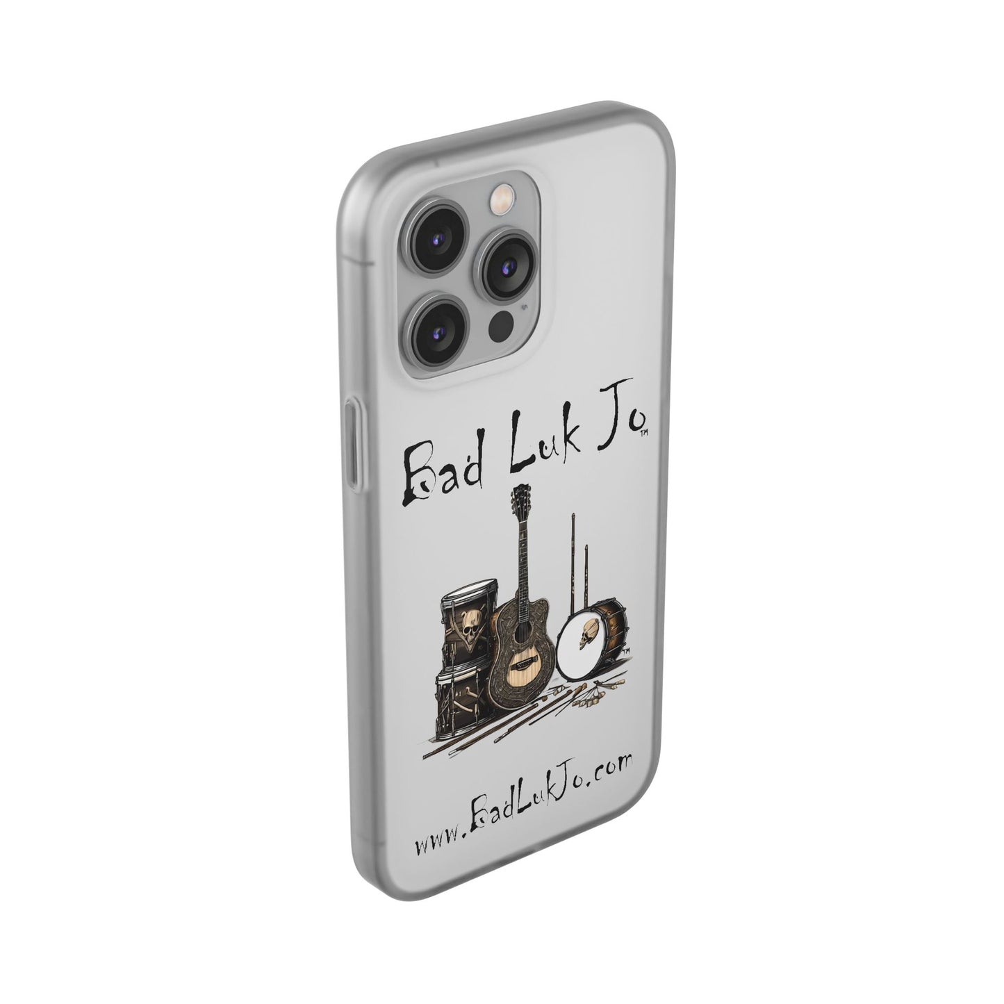 Bad Luk Jo iPhone Flexi Case - Perfect for Music Lovers! - FREE ECONOMY SHIPPING