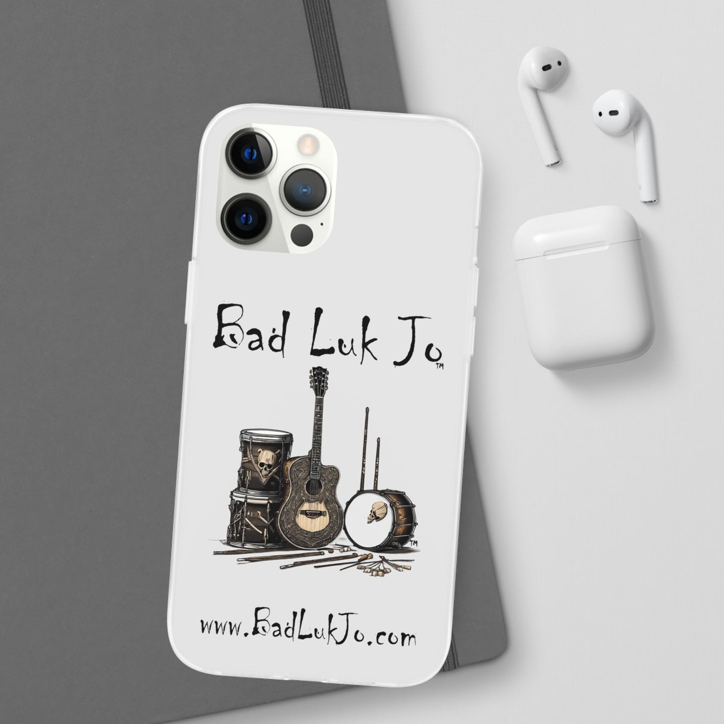Bad Luk Jo iPhone Flexi Case - Perfect for Music Lovers! - FREE ECONOMY SHIPPING
