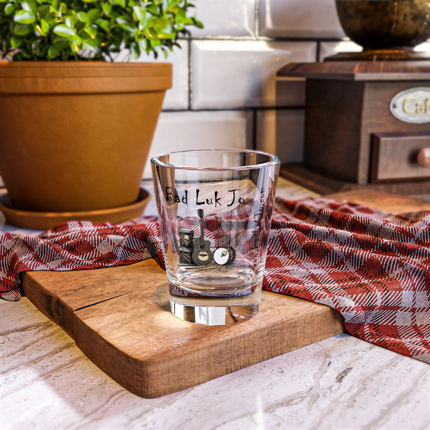 Bad Luk Jo Shot Glass - 1.5oz Party Drinkware - FREE STANDARD SHIPPING
