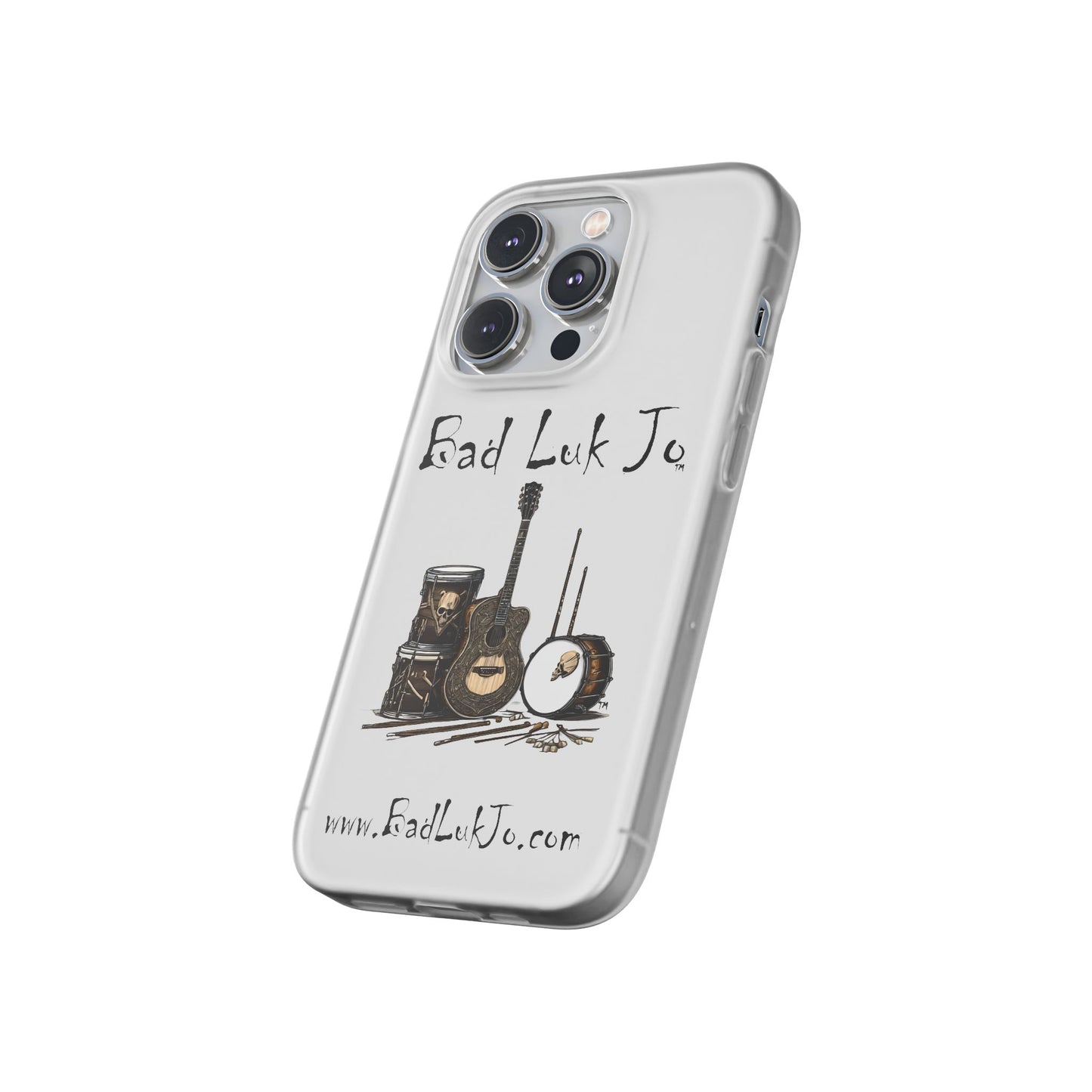 Bad Luk Jo iPhone Flexi Case - Perfect for Music Lovers! - FREE ECONOMY SHIPPING
