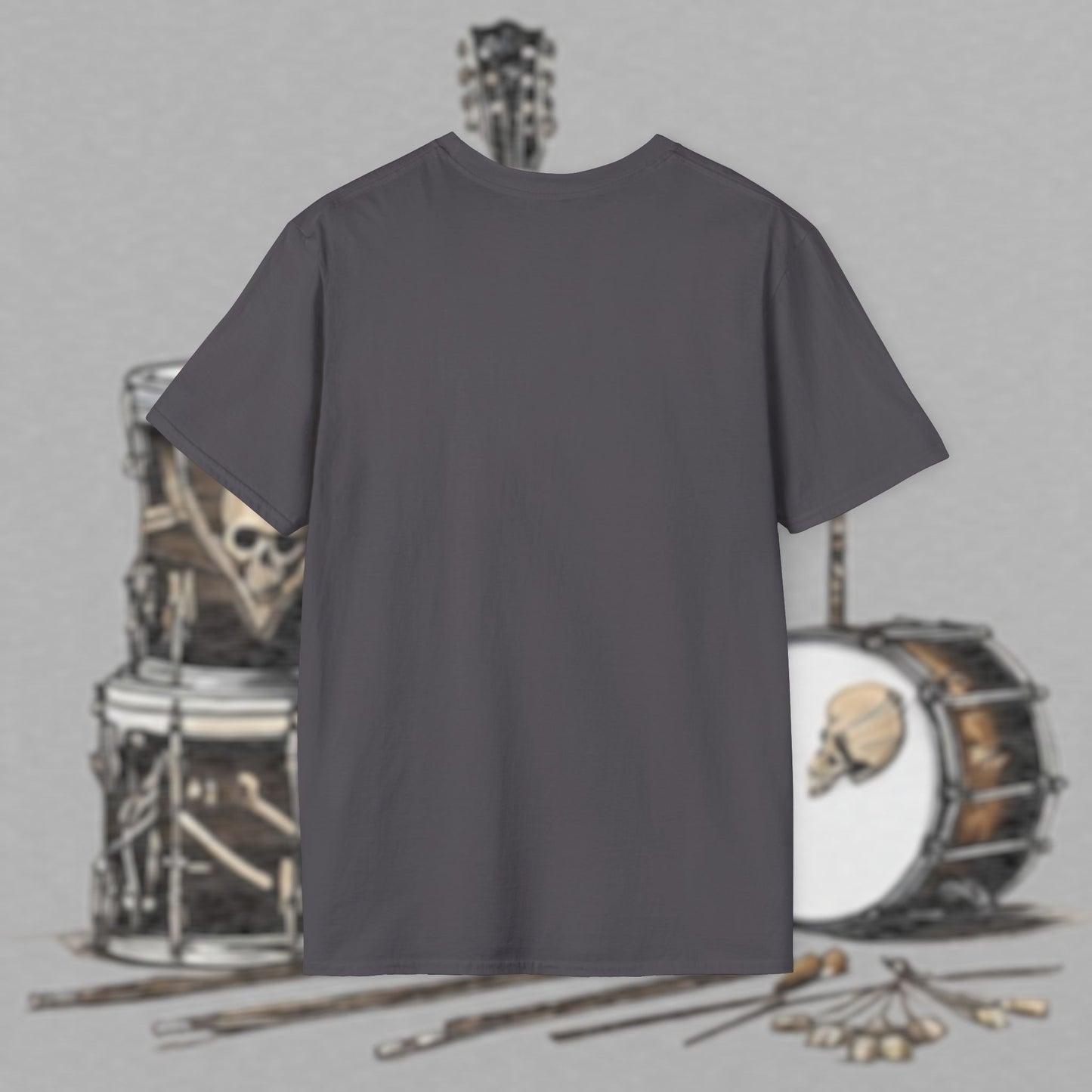 Bad Luk Jo Coffee "There's Good Luk in Every Cup" with Coffee Cup - Unisex Softstyle T-Shirt - FREE ECONOMY SHIPPING