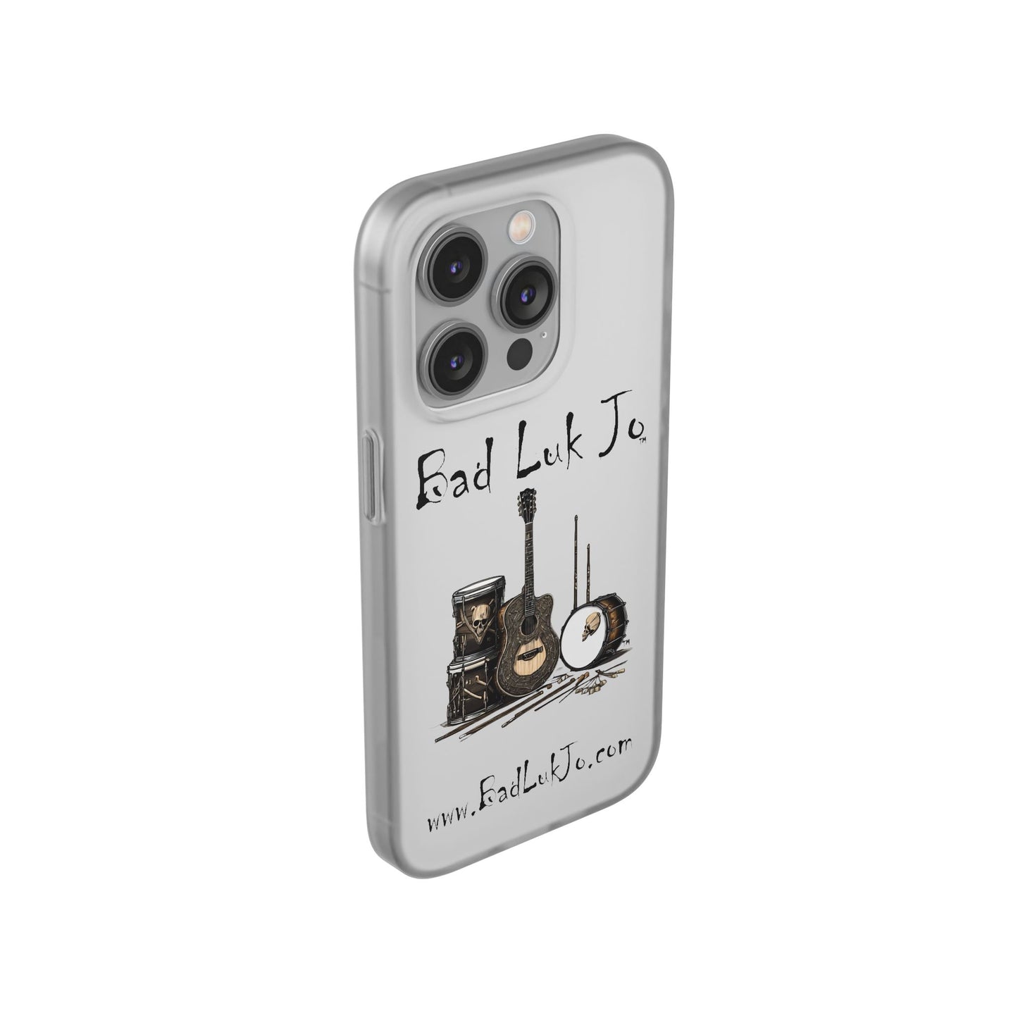 Bad Luk Jo iPhone Flexi Case - Perfect for Music Lovers! - FREE ECONOMY SHIPPING