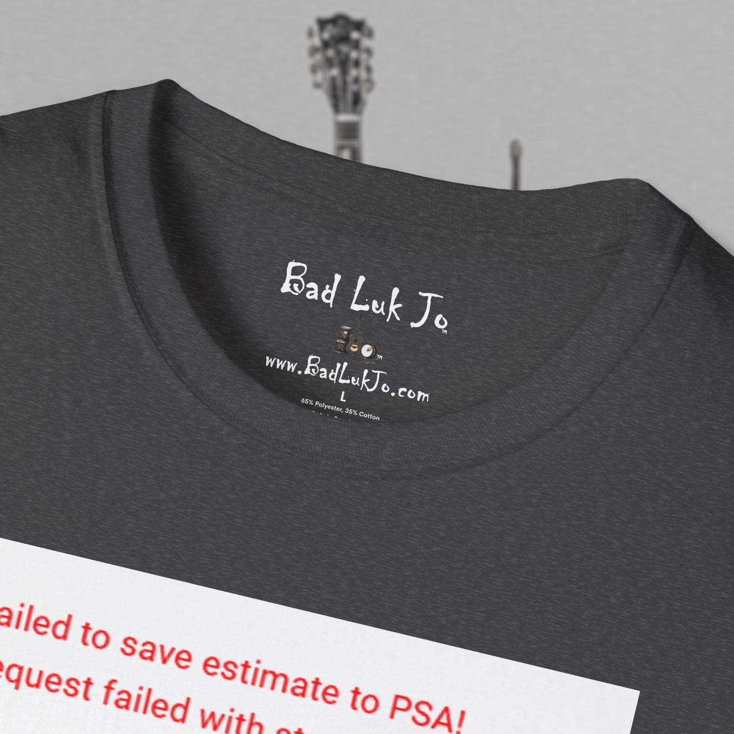Bad Luk Jo "Request Failed 400 Error" Unisex Softstyle T-Shirt - FREE ECONOMY SHIPPING