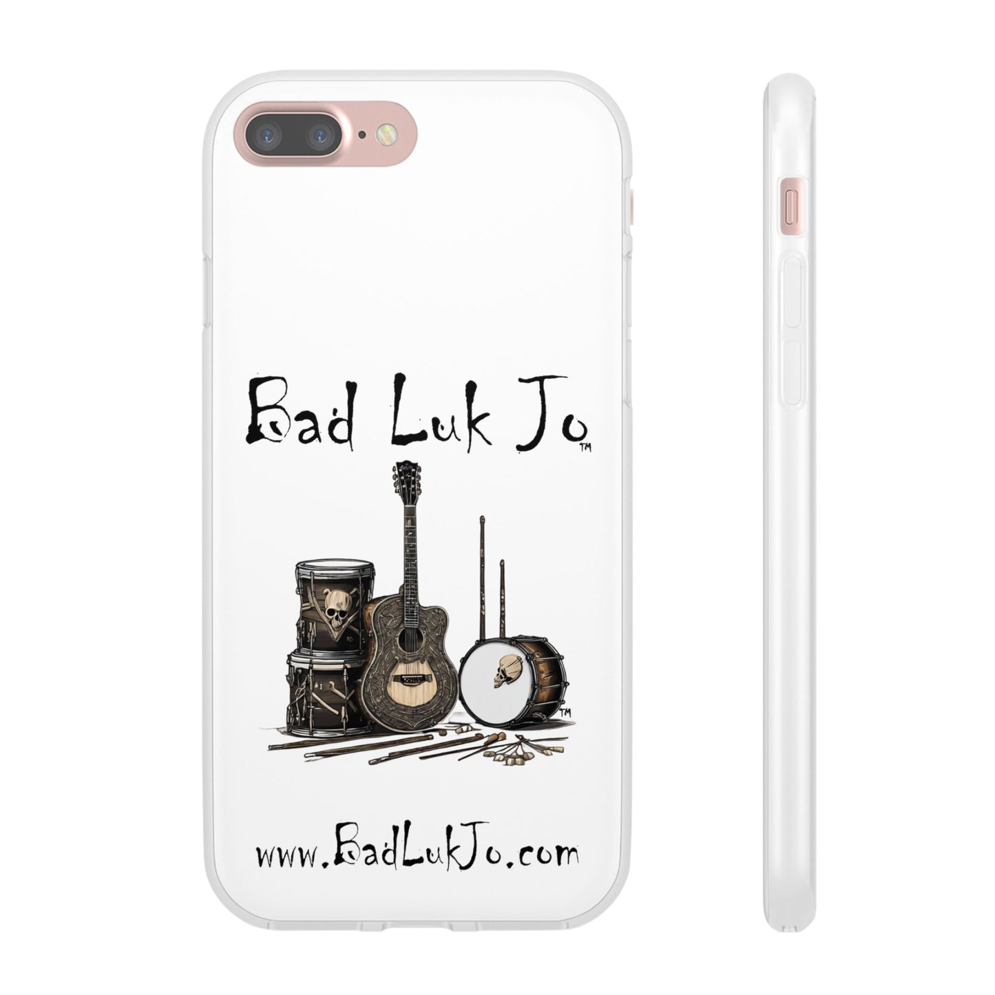 Bad Luk Jo iPhone Flexi Case - Perfect for Music Lovers! - FREE ECONOMY SHIPPING
