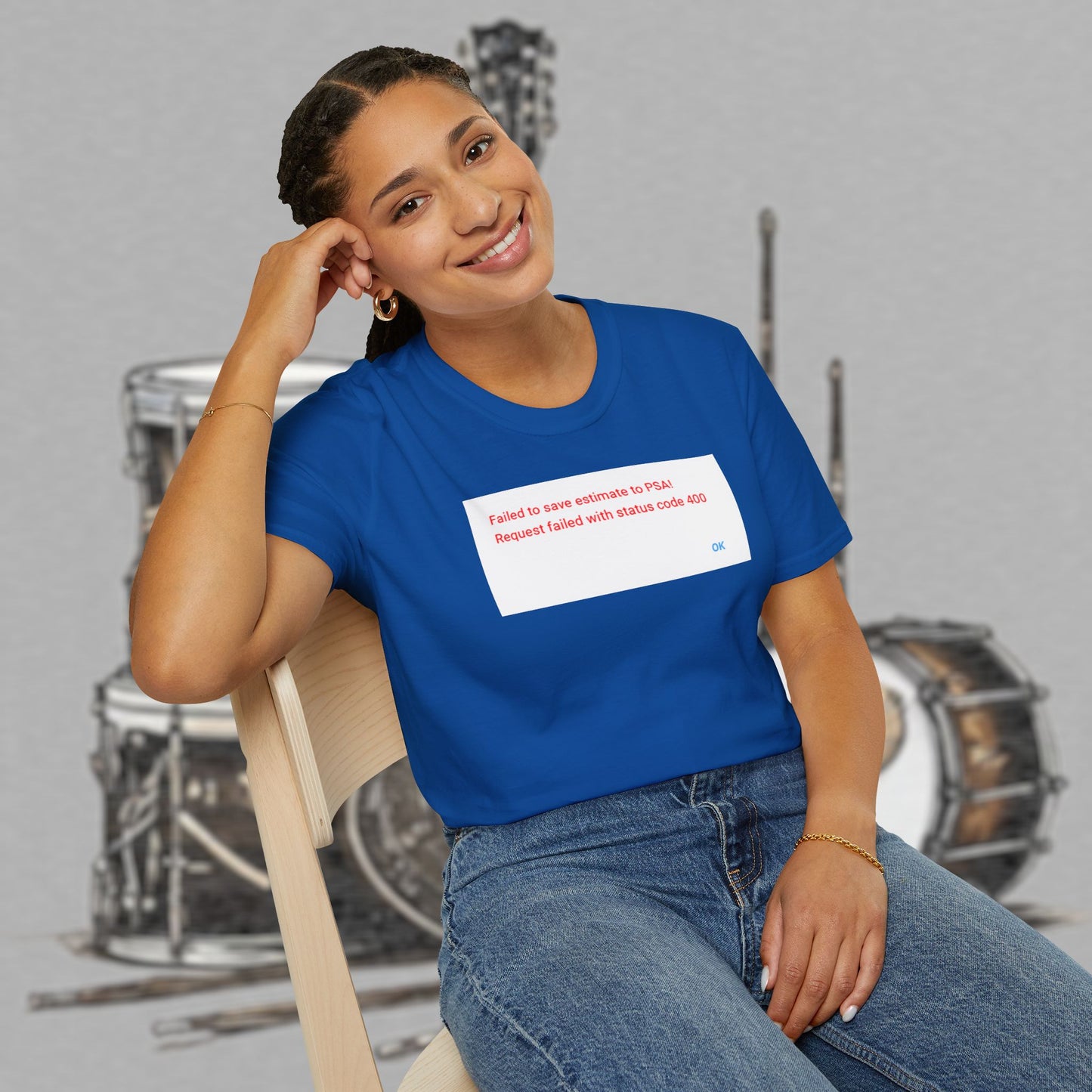 Bad Luk Jo "Request Failed 400 Error" Unisex Softstyle T-Shirt - FREE ECONOMY SHIPPING