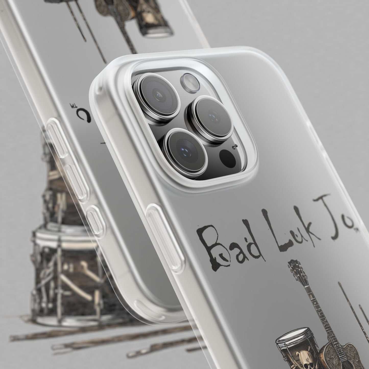 Bad Luk Jo iPhone Flexi Case - Perfect for Music Lovers! - FREE ECONOMY SHIPPING