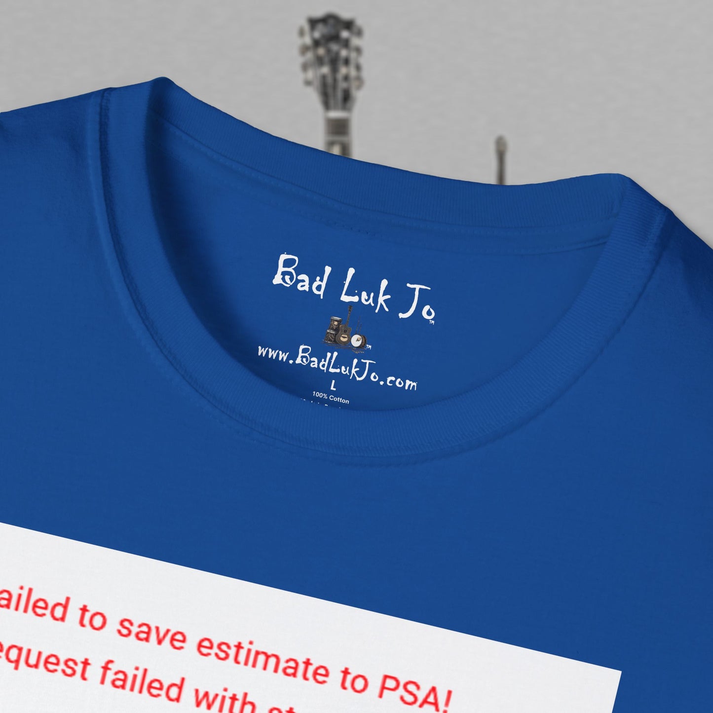 Bad Luk Jo "Request Failed 400 Error" Unisex Softstyle T-Shirt - FREE ECONOMY SHIPPING