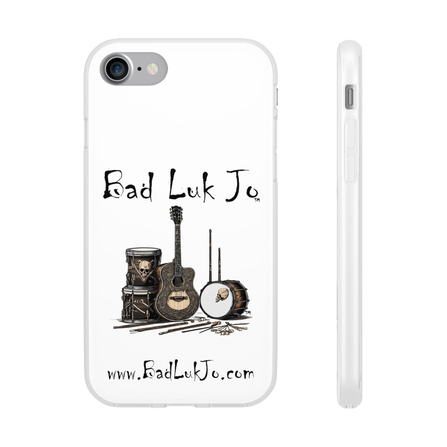 Bad Luk Jo iPhone Flexi Case - Perfect for Music Lovers! - FREE ECONOMY SHIPPING