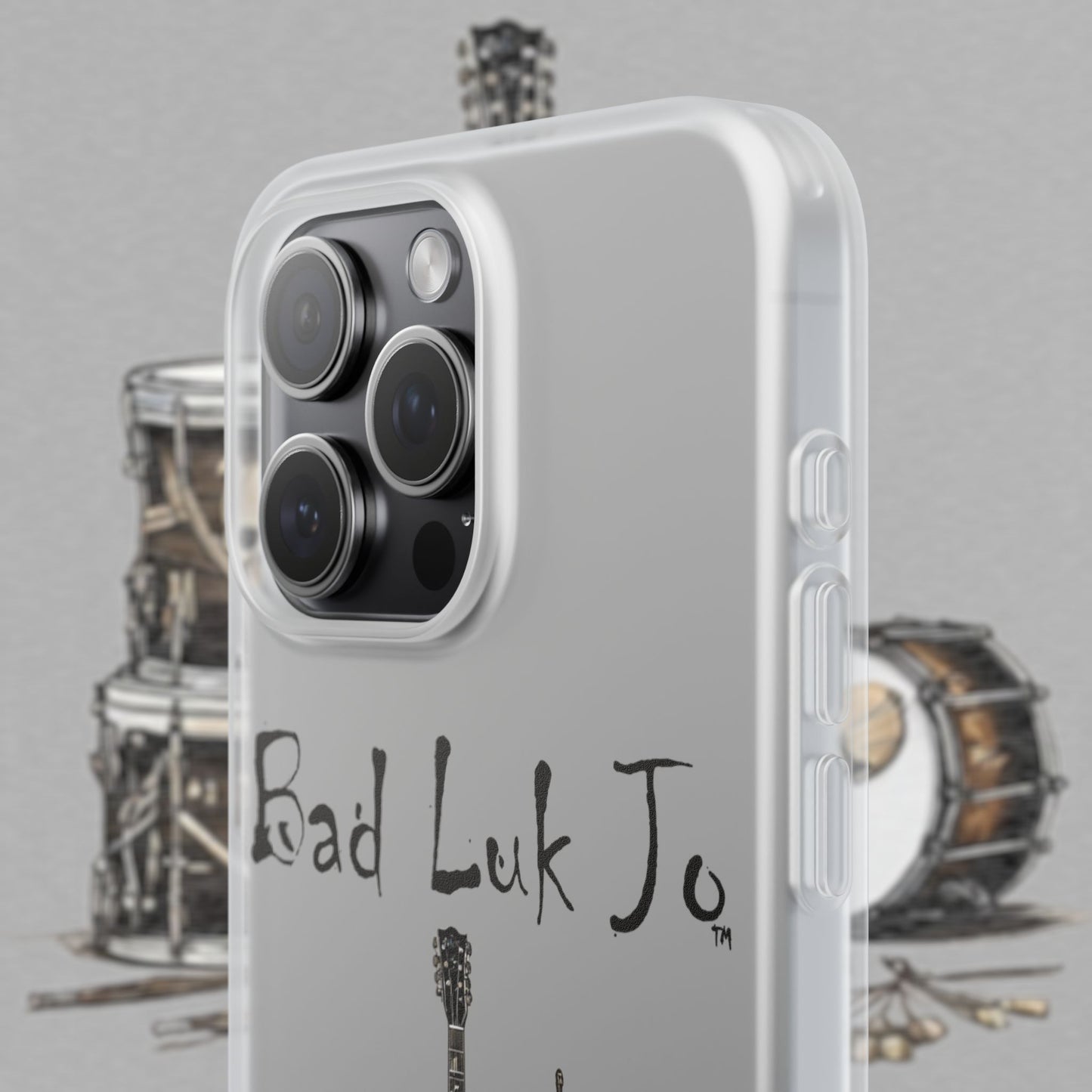 Bad Luk Jo iPhone Flexi Case - Perfect for Music Lovers! - FREE ECONOMY SHIPPING