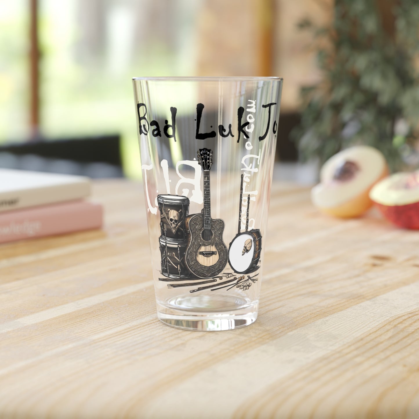 Bad Luk Jo Pint Glass - 16oz. - FREE ECONOMY SHIPPING