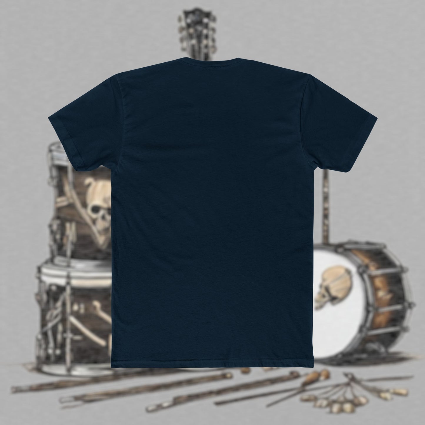 Bad Luk Jo T-Shirt - Alternate Design - No Printing on Back - Unisex Cotton "Crew Tee" - Classic Fit (Tighter) - Perfect for Musicians and Music Lovers - FREE ECONOMY SHIPPING