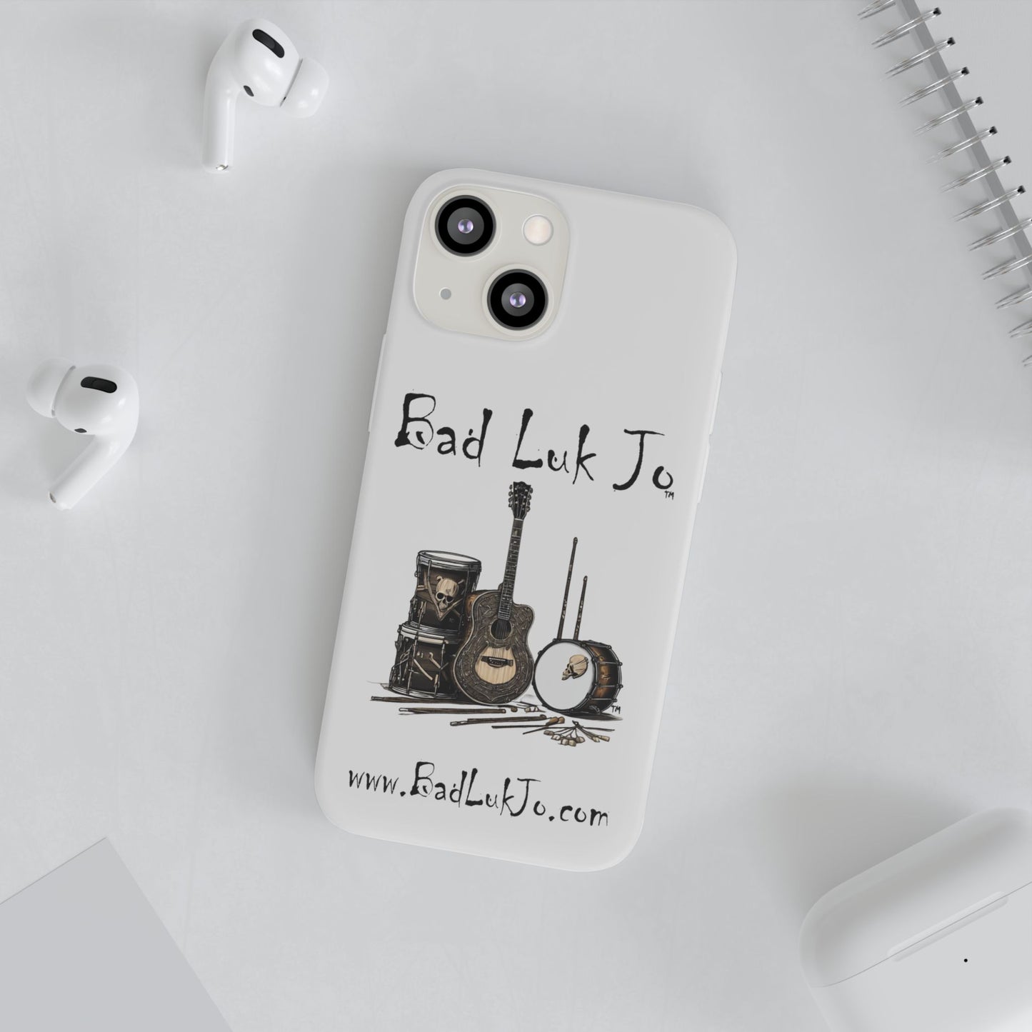 Bad Luk Jo iPhone Flexi Case - Perfect for Music Lovers! - FREE ECONOMY SHIPPING