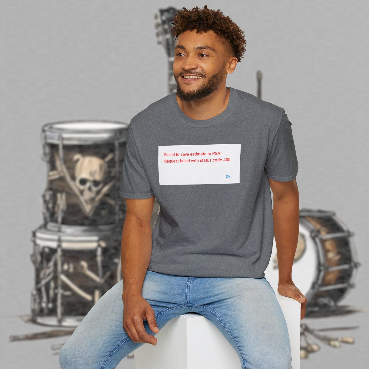 Bad Luk Jo "Request Failed 400 Error" Unisex Softstyle T-Shirt - FREE ECONOMY SHIPPING