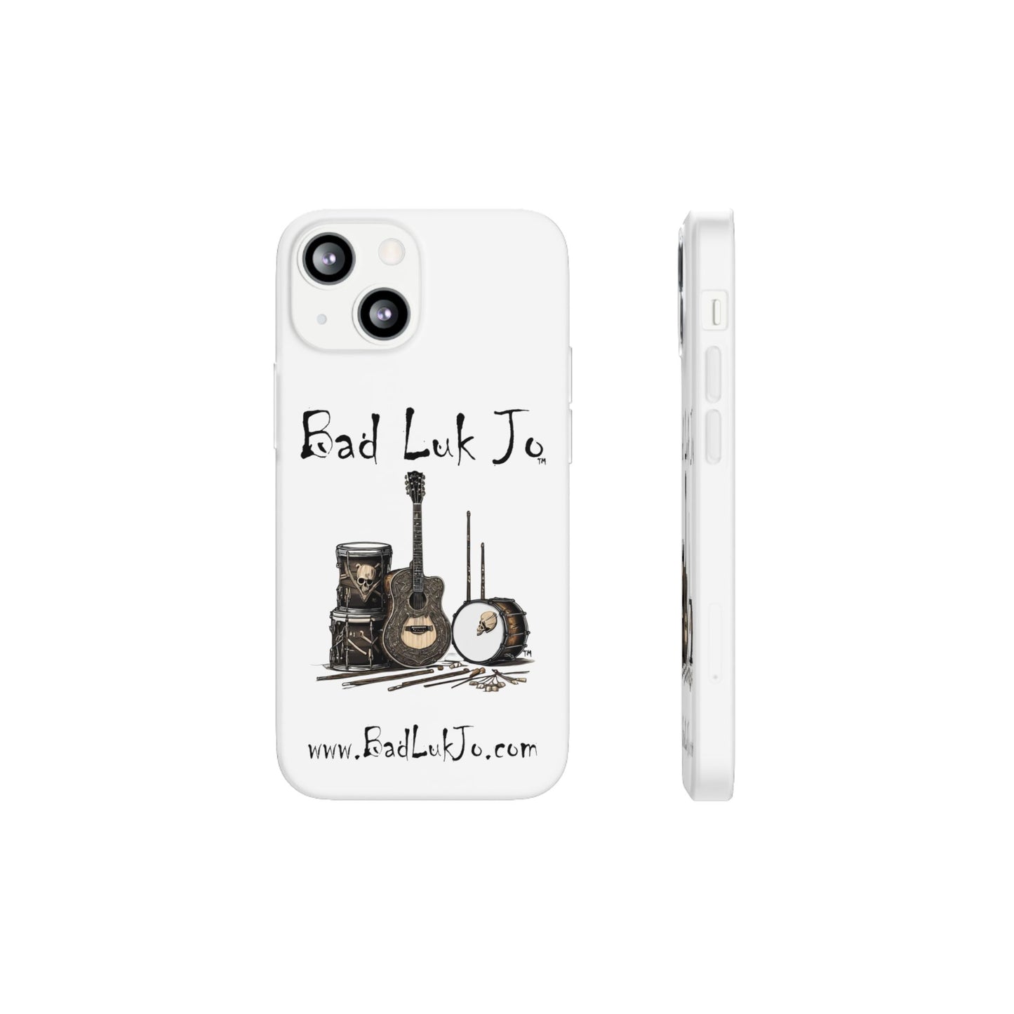 Bad Luk Jo iPhone Flexi Case - Perfect for Music Lovers! - FREE ECONOMY SHIPPING