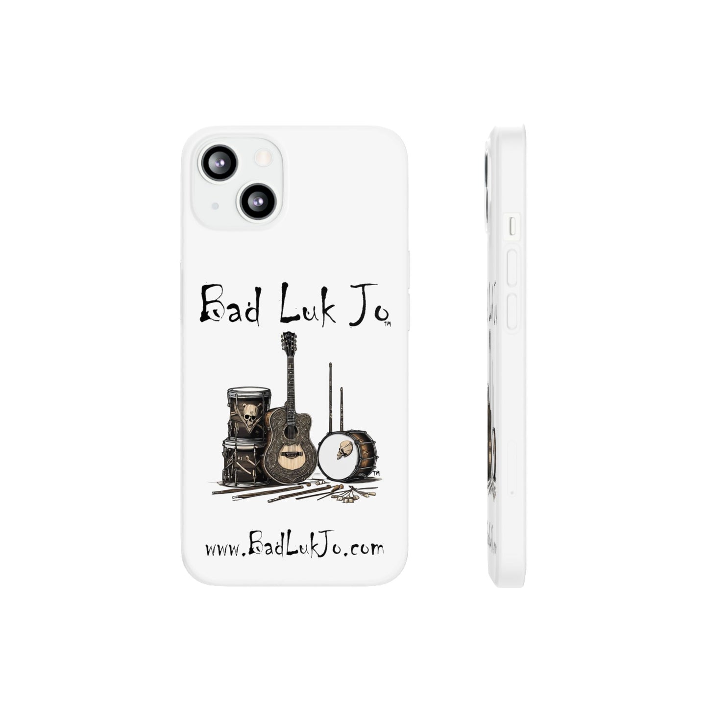 Bad Luk Jo iPhone Flexi Case - Perfect for Music Lovers! - FREE ECONOMY SHIPPING