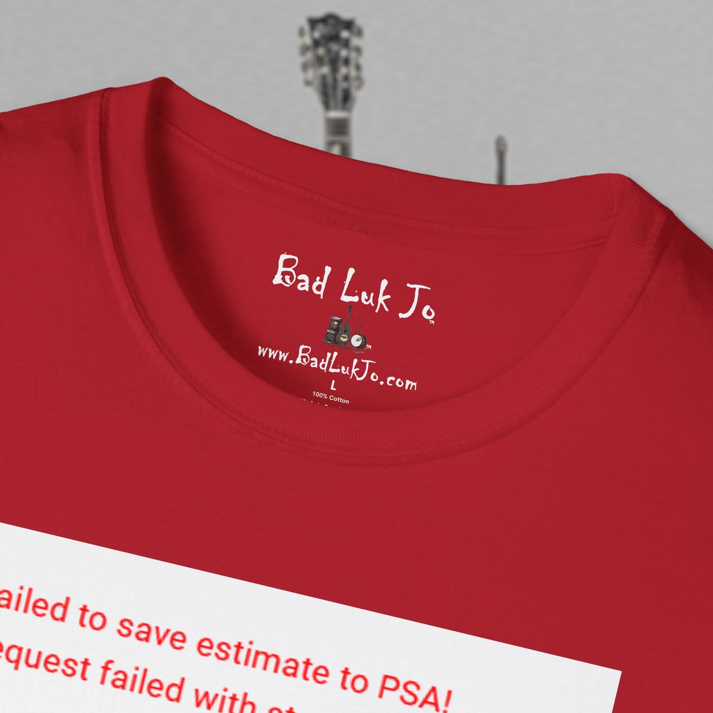 Bad Luk Jo "Request Failed 400 Error" Unisex Softstyle T-Shirt - FREE ECONOMY SHIPPING