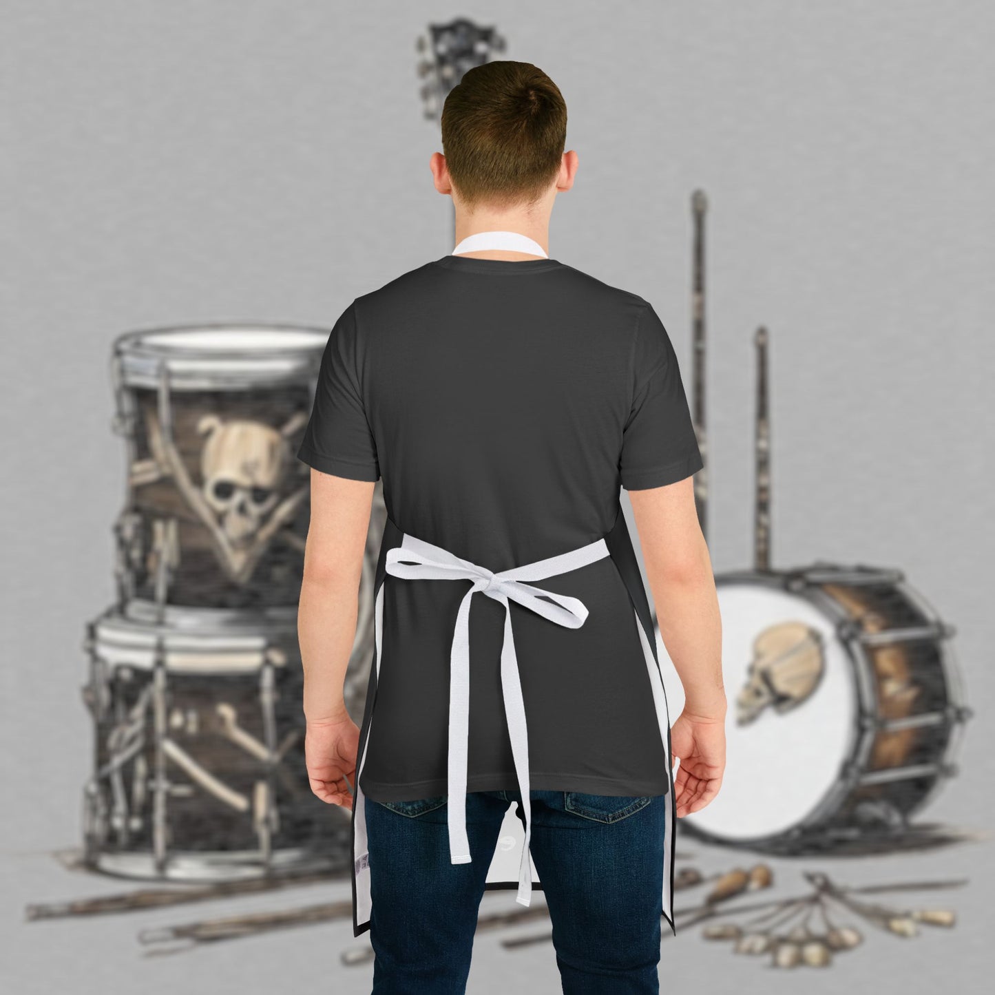 Bad Luk Jo Stylish BBQ / Cooking Apron - "Just eat it!" - Perfect for the Kitchen or Grill! - FREE STANDARD SHIPPING