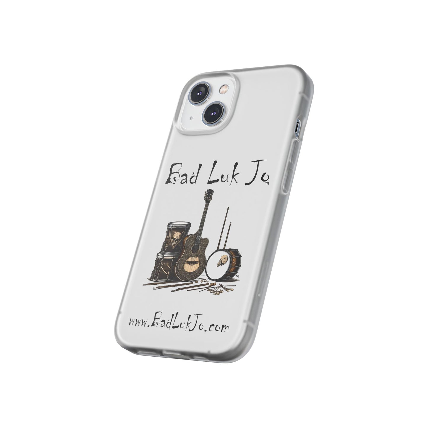 Bad Luk Jo iPhone Flexi Case - Perfect for Music Lovers! - FREE ECONOMY SHIPPING