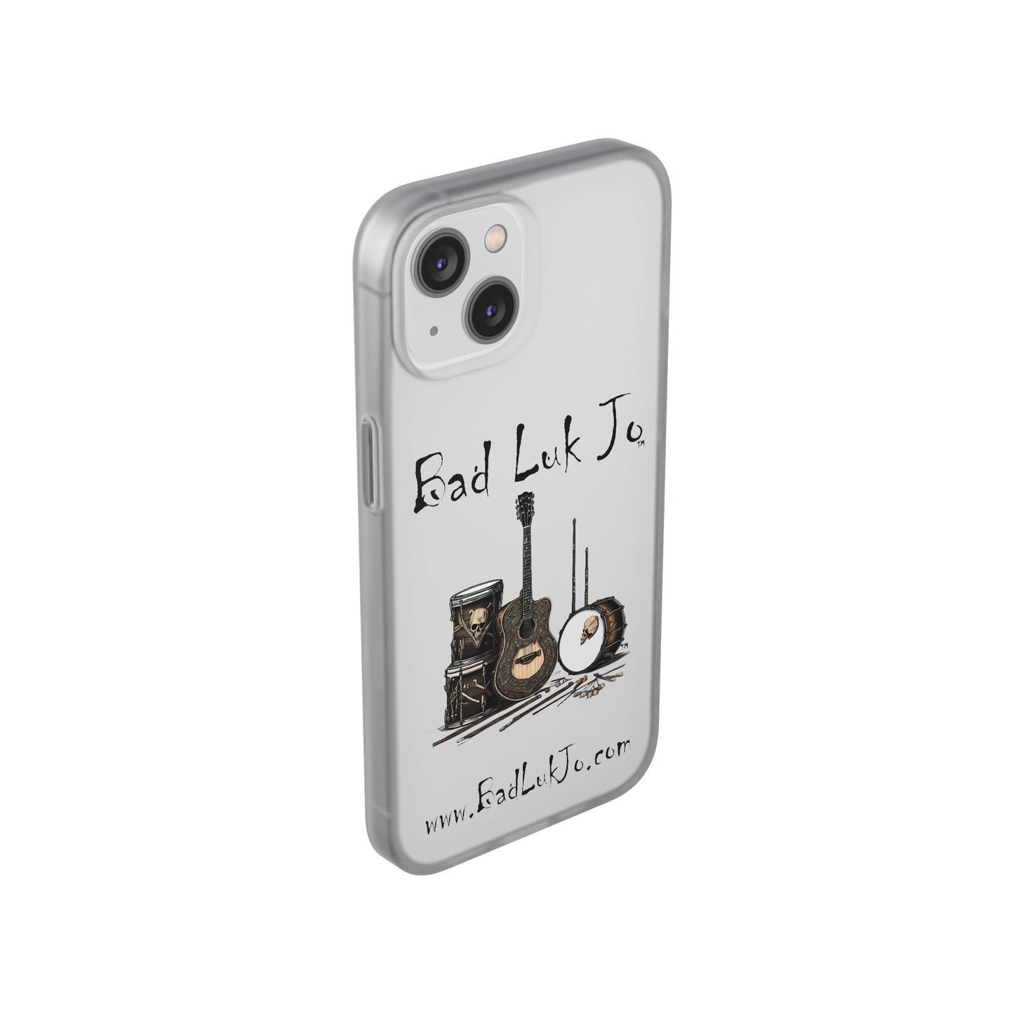 Bad Luk Jo iPhone Flexi Case - Perfect for Music Lovers! - FREE ECONOMY SHIPPING