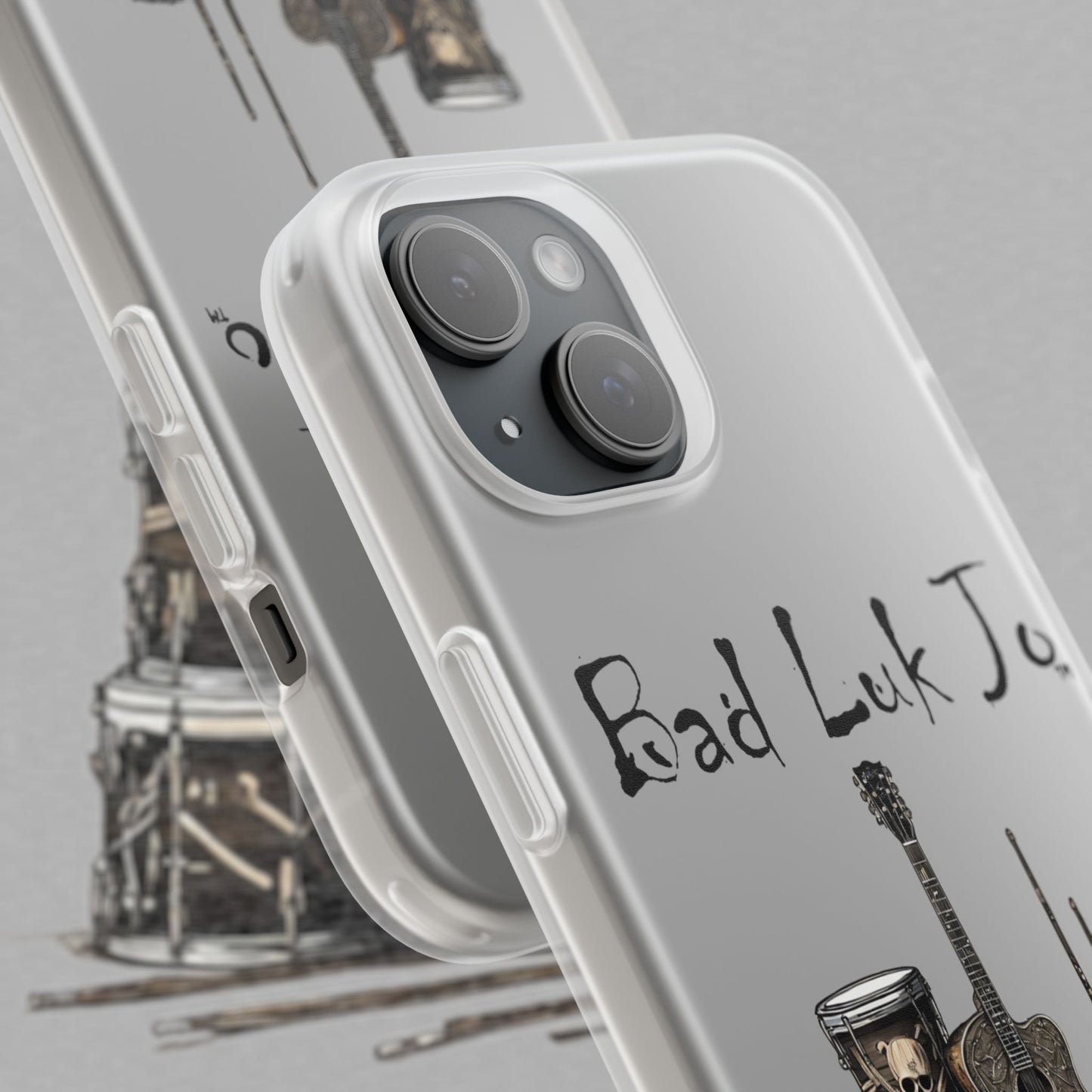 Bad Luk Jo iPhone Flexi Case - Perfect for Music Lovers! - FREE ECONOMY SHIPPING