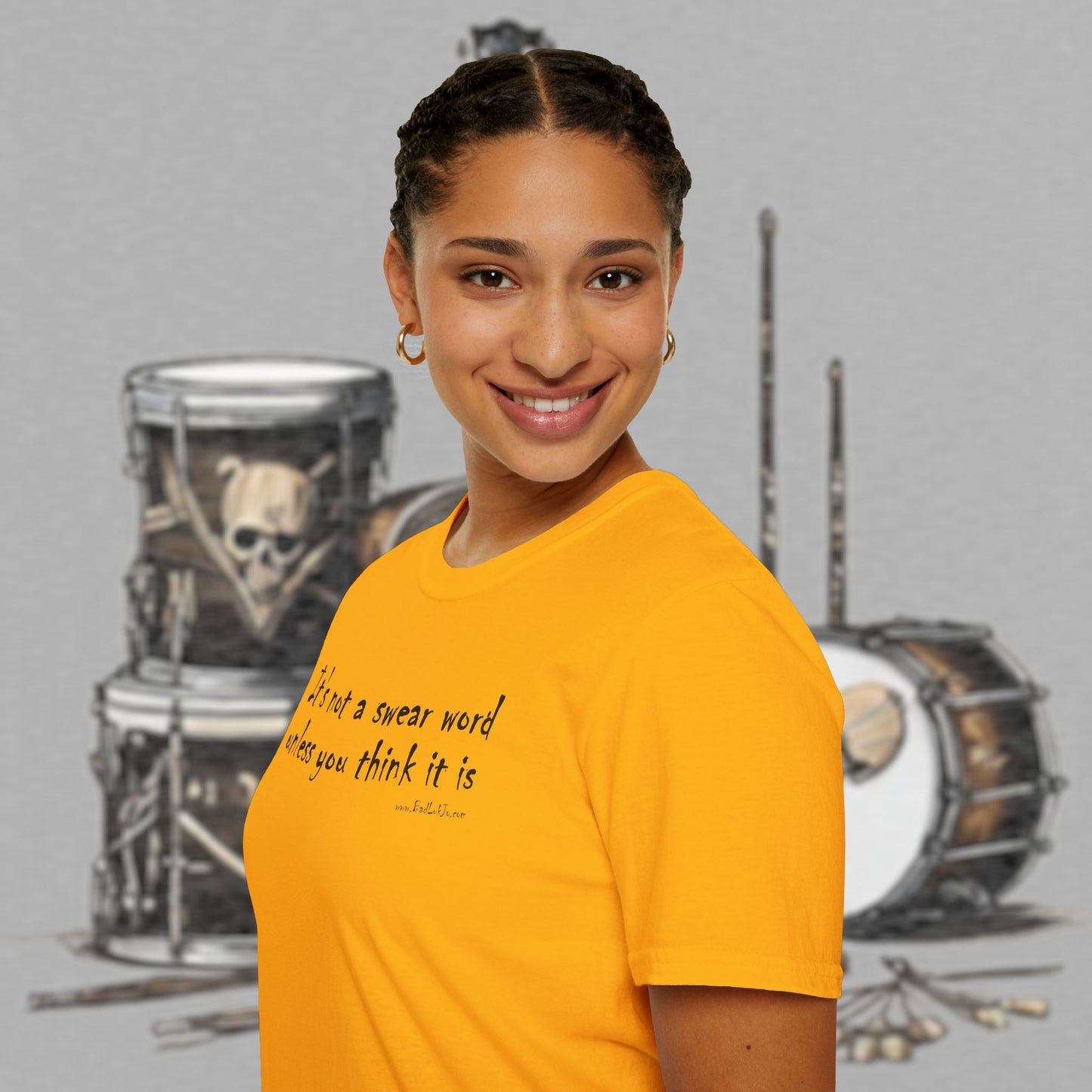 Bad Luk Jo "It's not a swear word unless you think it is" - Unisex Softstyle T-Shirt - FREE ECONOMY SHIPPING