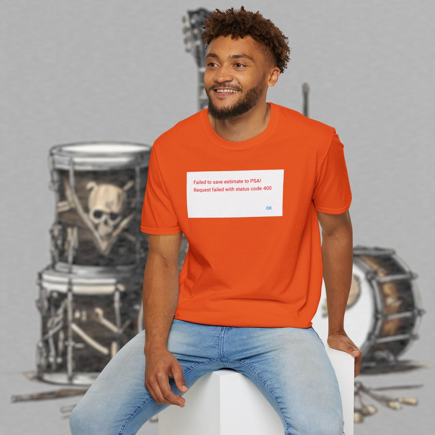 Bad Luk Jo "Request Failed 400 Error" Unisex Softstyle T-Shirt - FREE ECONOMY SHIPPING