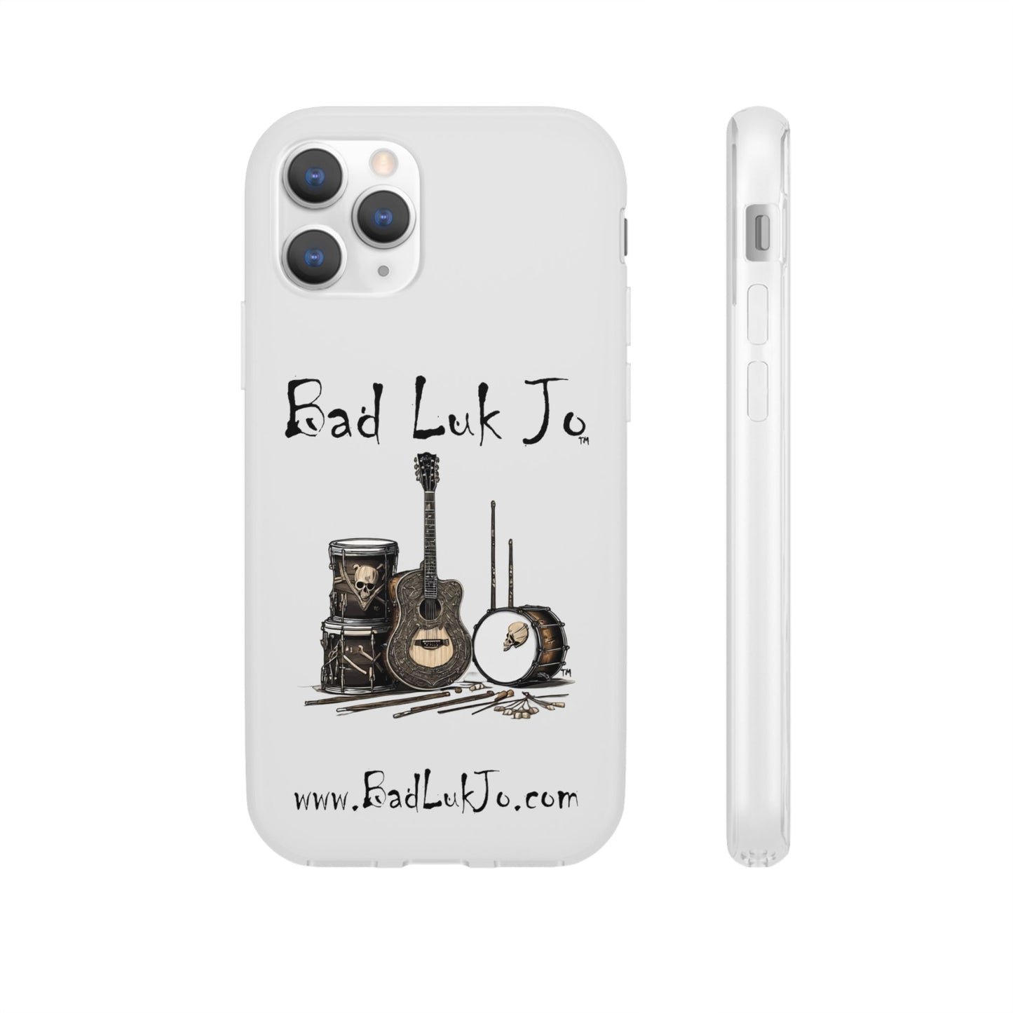 Bad Luk Jo iPhone Flexi Case - Perfect for Music Lovers! - FREE ECONOMY SHIPPING